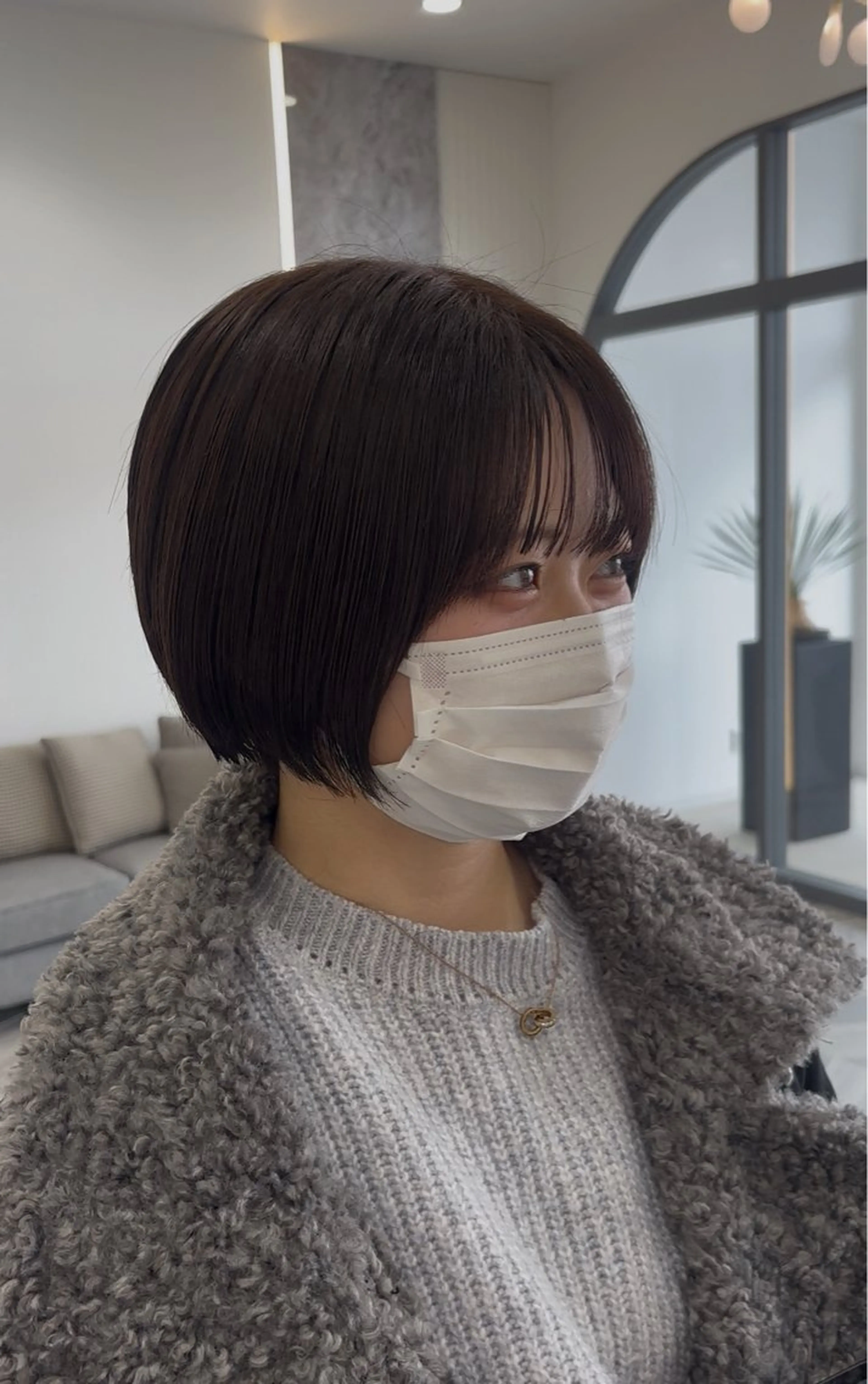 ショート ショートボブ ボブ ショートヘア カット ヘアカラー トリートメント earth新国道 ナナ🌱のヘアスタイル