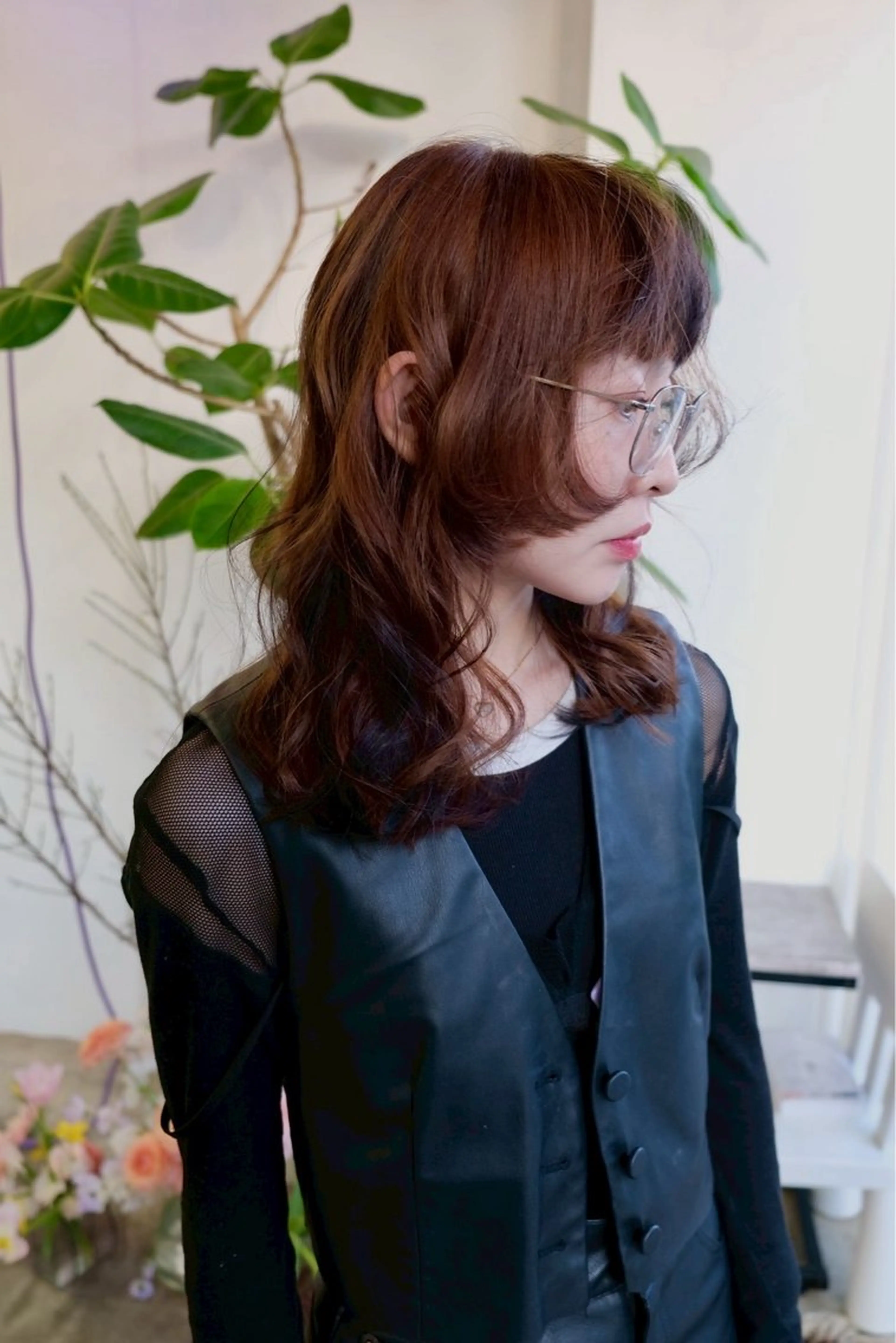 セミロング カラー ヘアカラー ness🎖️ カミカリスマ受賞のヘアスタイル