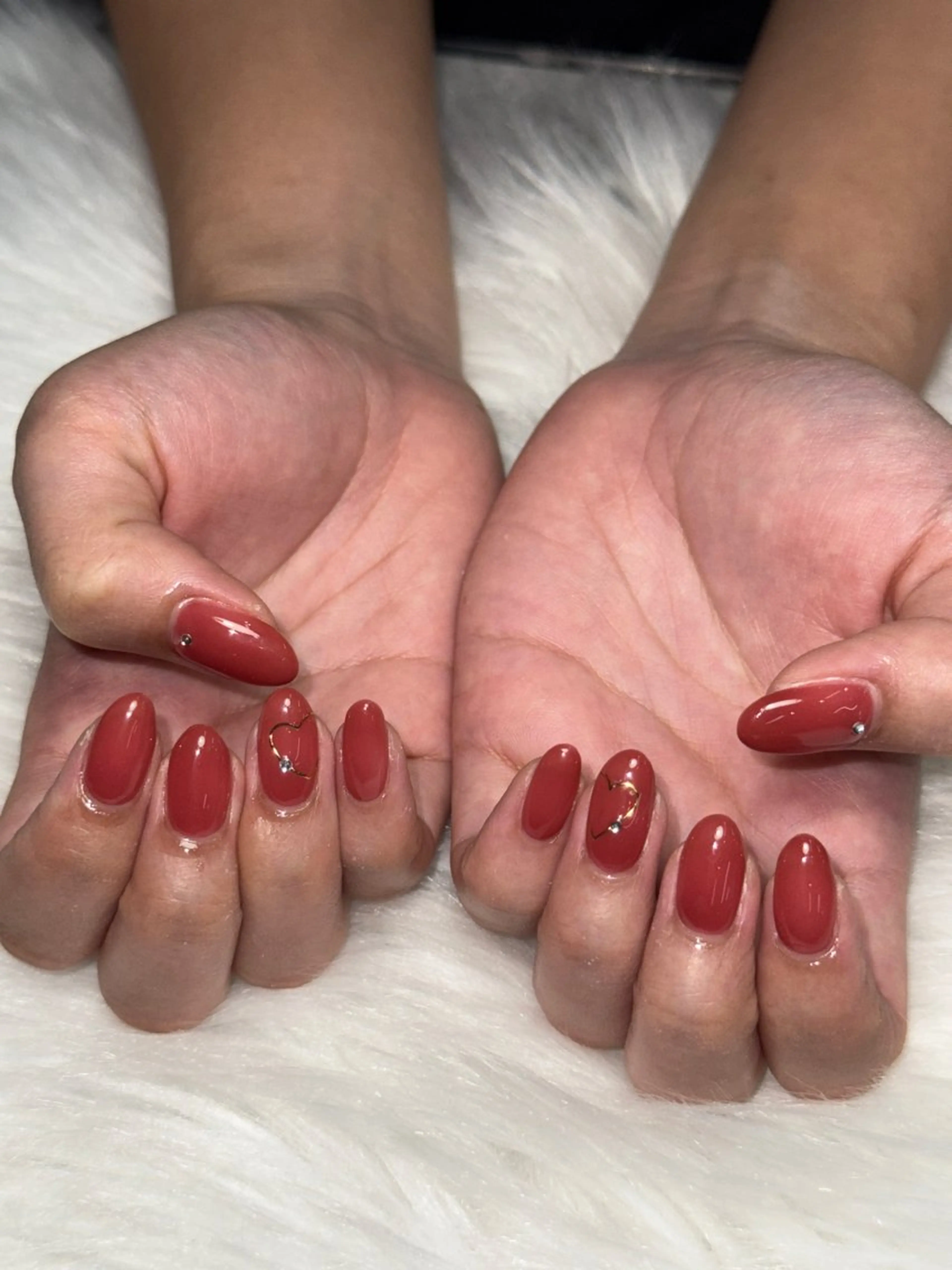 ネイル ハンドネイル Momoka 🍑🎀のネイルデザイン