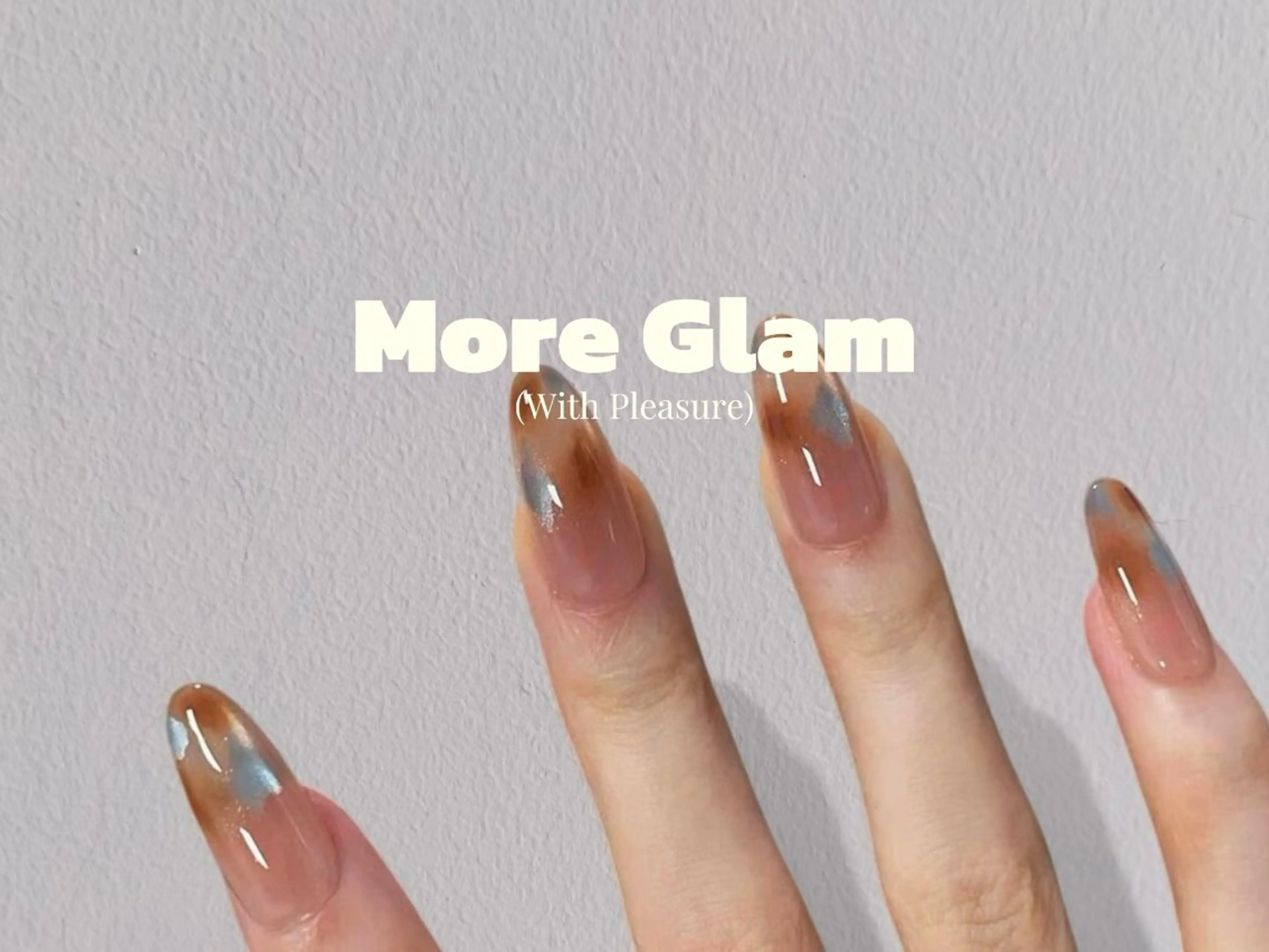 ネイル アートネイル オーロラネイル クリアネイル 長さ出し フレンチネイル 石田 恵美のネイルデザイン