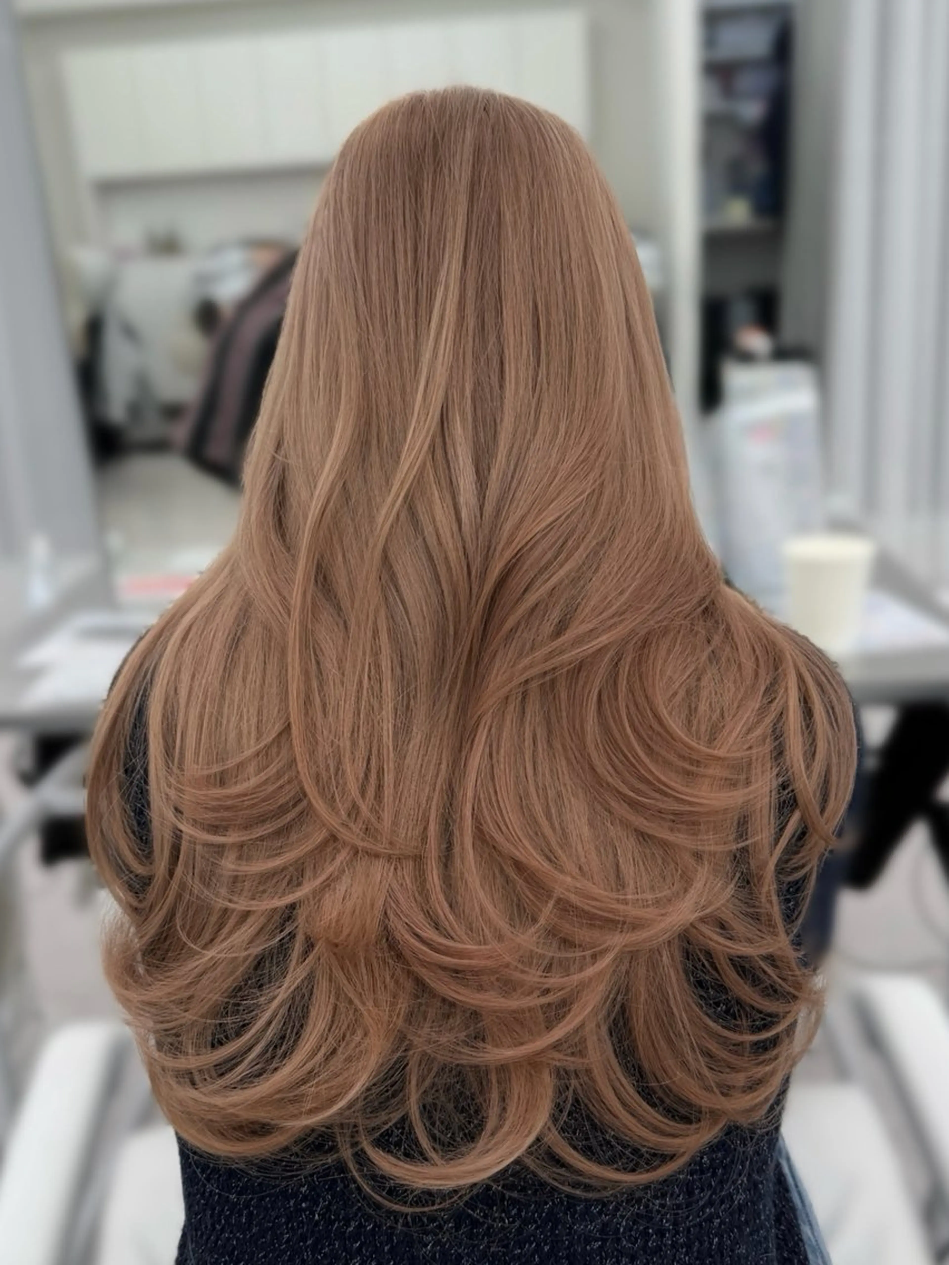 ロング カラー カット ヘアカラー トリートメント 顔まわりの神様✨ 透明感カラー藤嶋秀幸のヘアスタイル