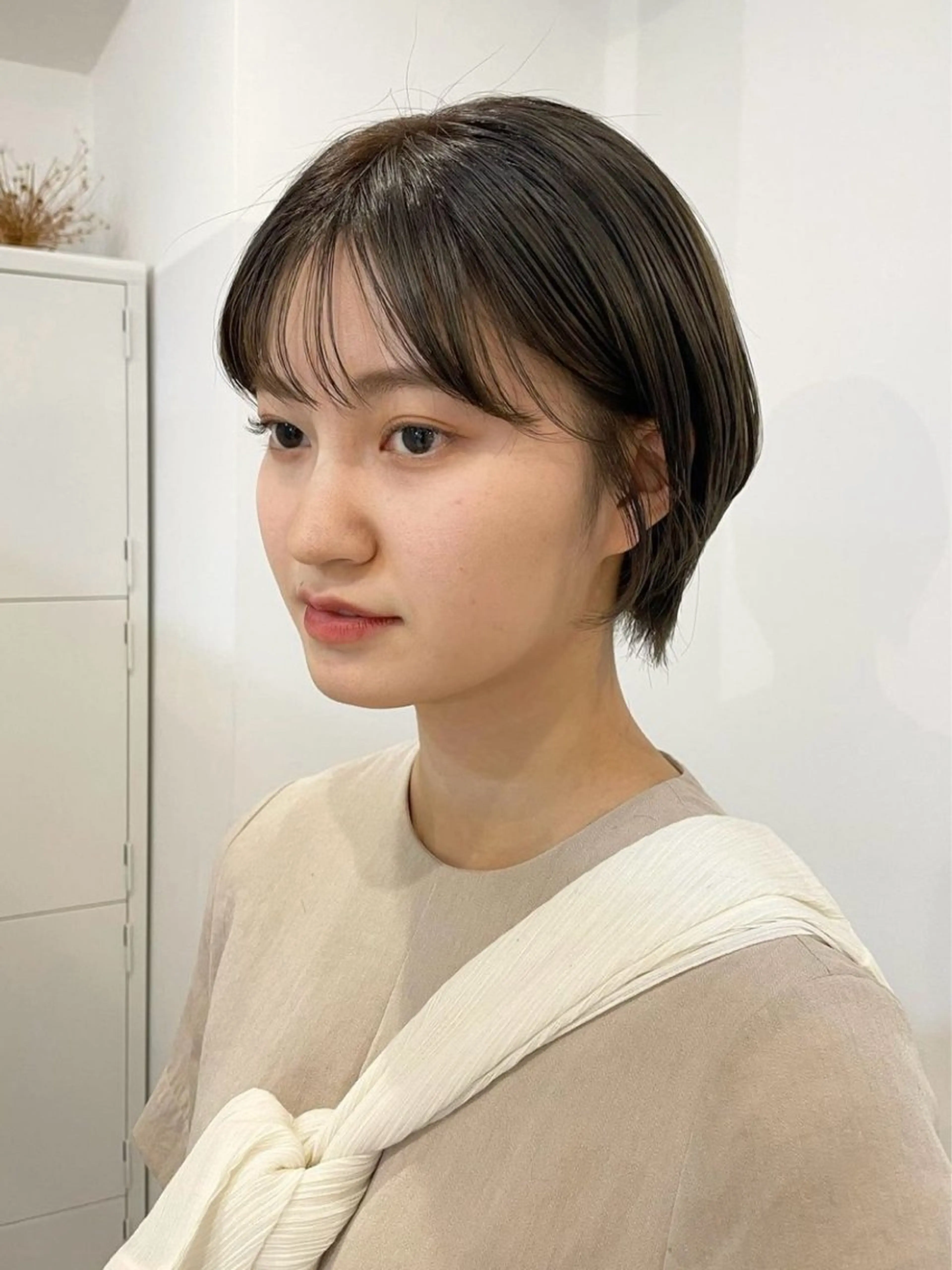 ショート カラー 🟡ひろの/ツヤ カラー/髪質改善🟡のヘアスタイル