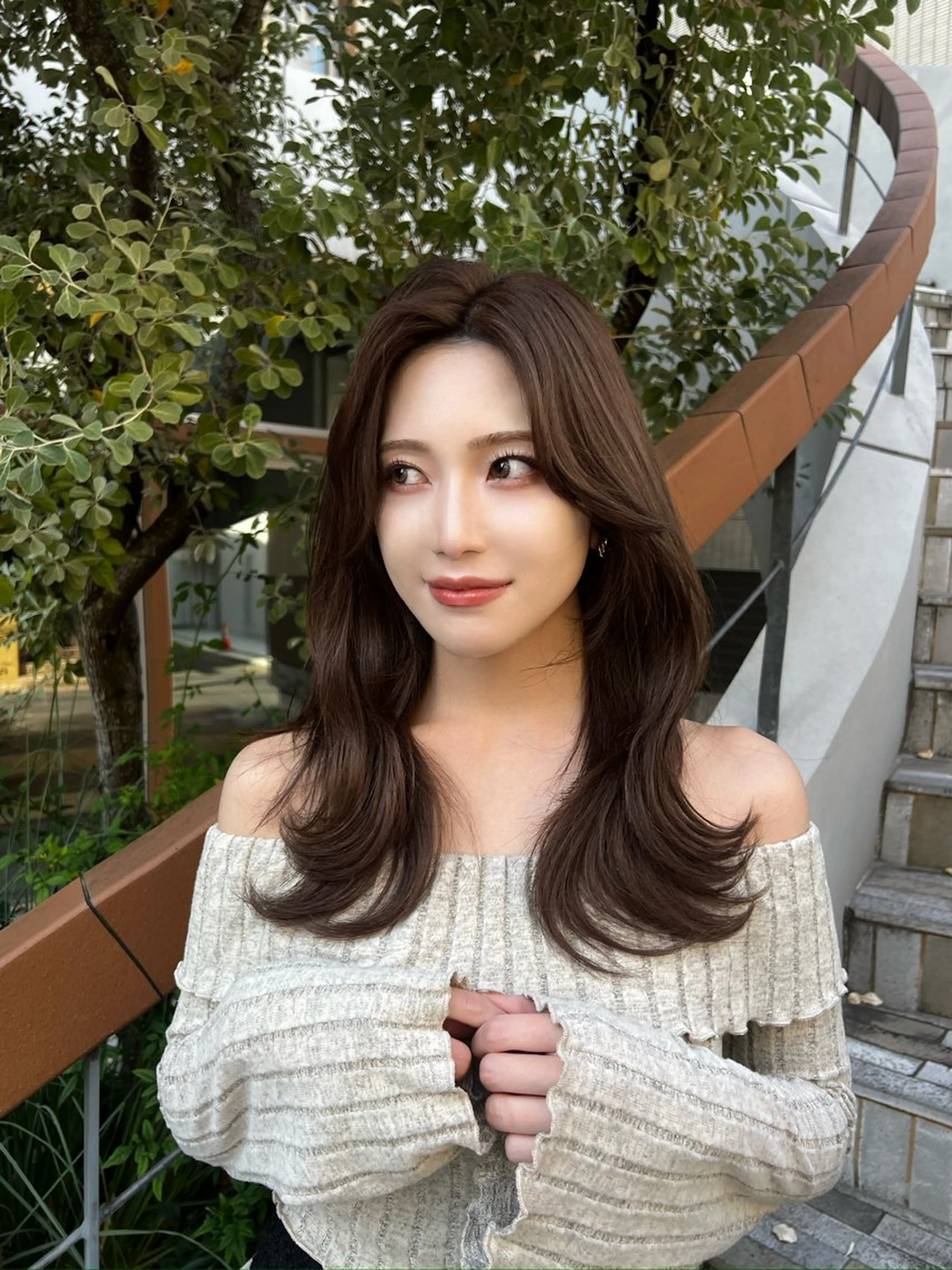 セミロング 映える顔まわり/前髪 特化 💗 ユキマのヘアスタイル