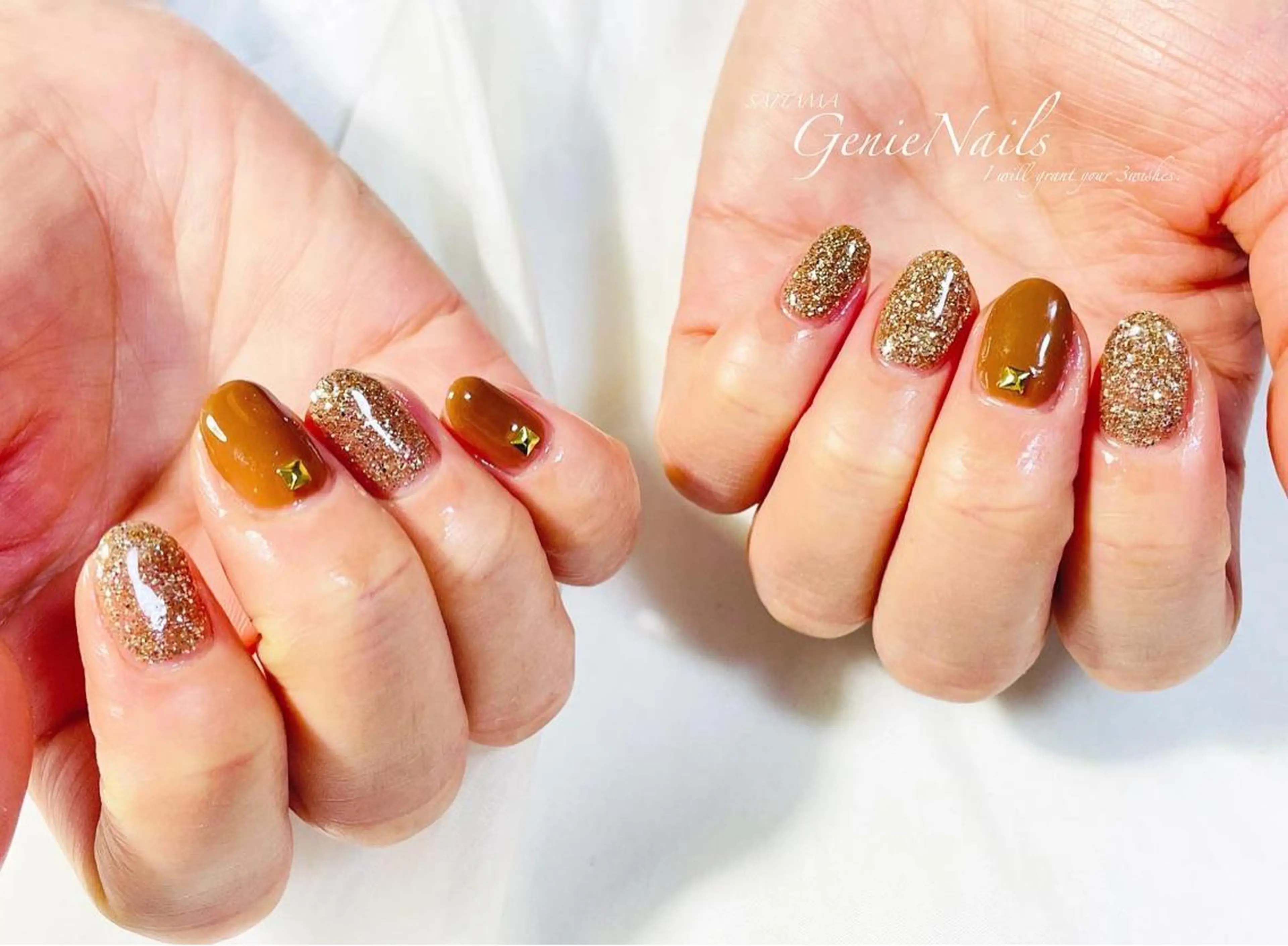 メンズ ネイル フットネイル メンズネイル オフィスネイル ショートネイル 冬ネイル Genie Nailsのネイルデザイン