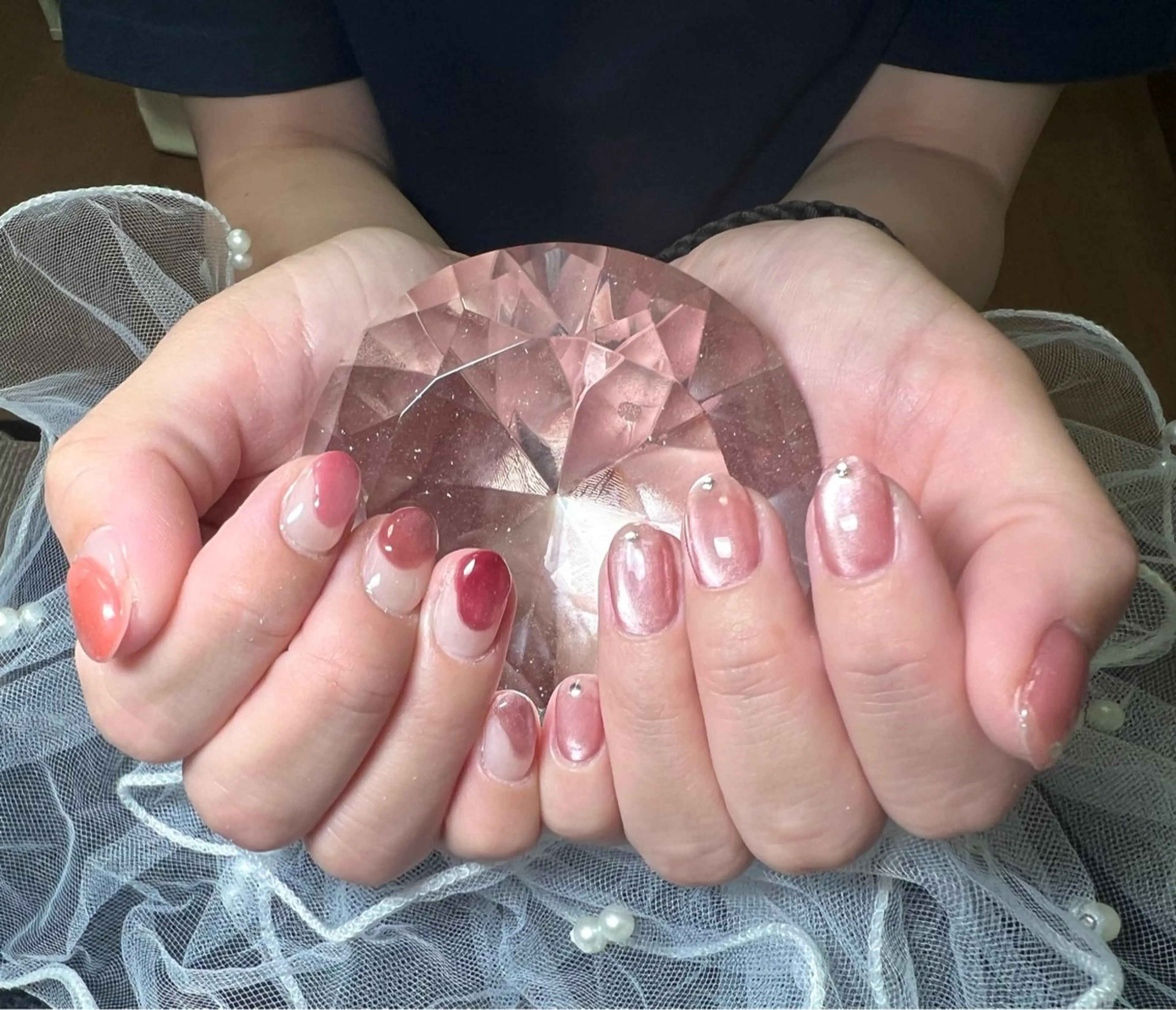 ネイル ハンドネイル やつや ももかのネイルデザイン