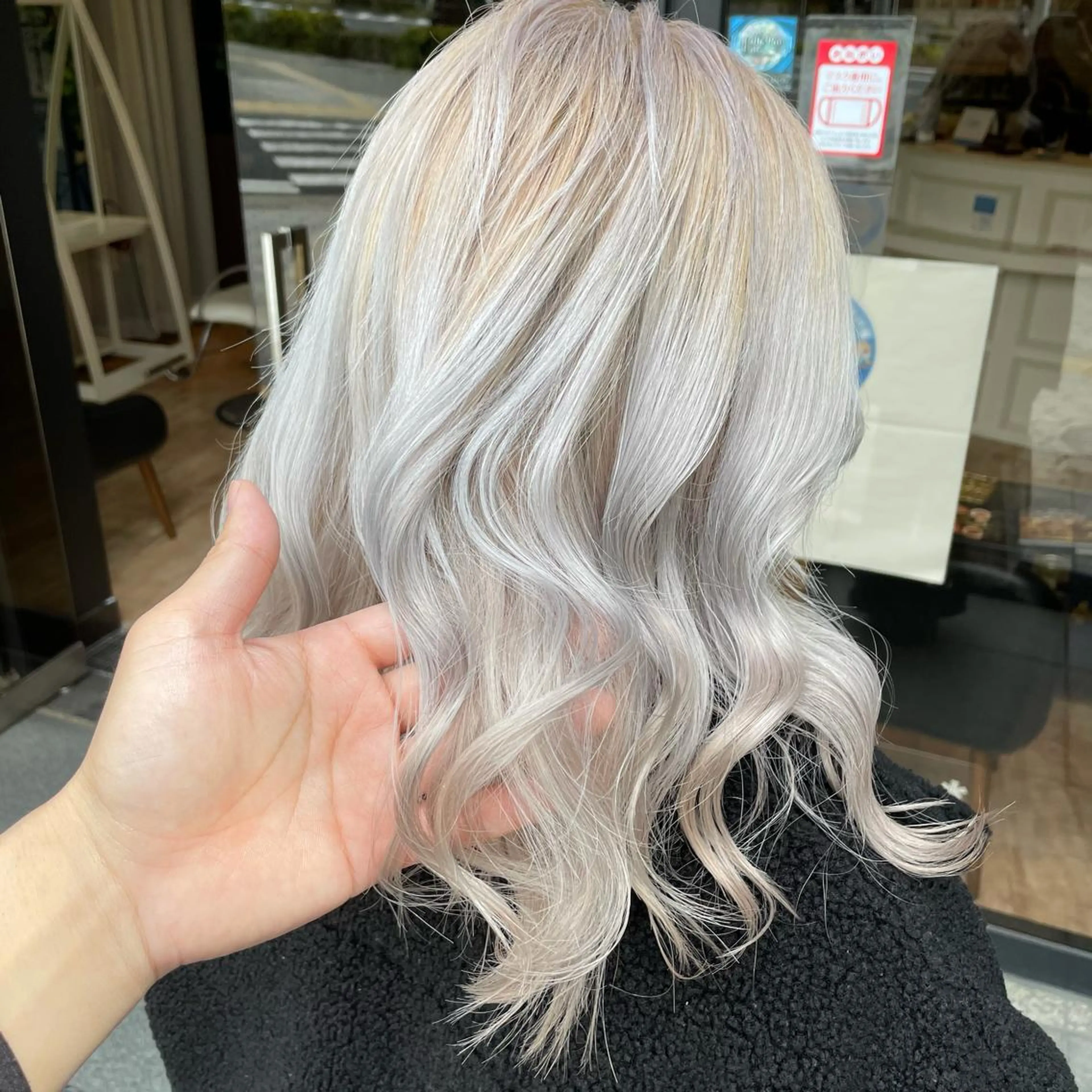 ミディアム カラー 大阪長居🌱野見山 卓也のヘアスタイル