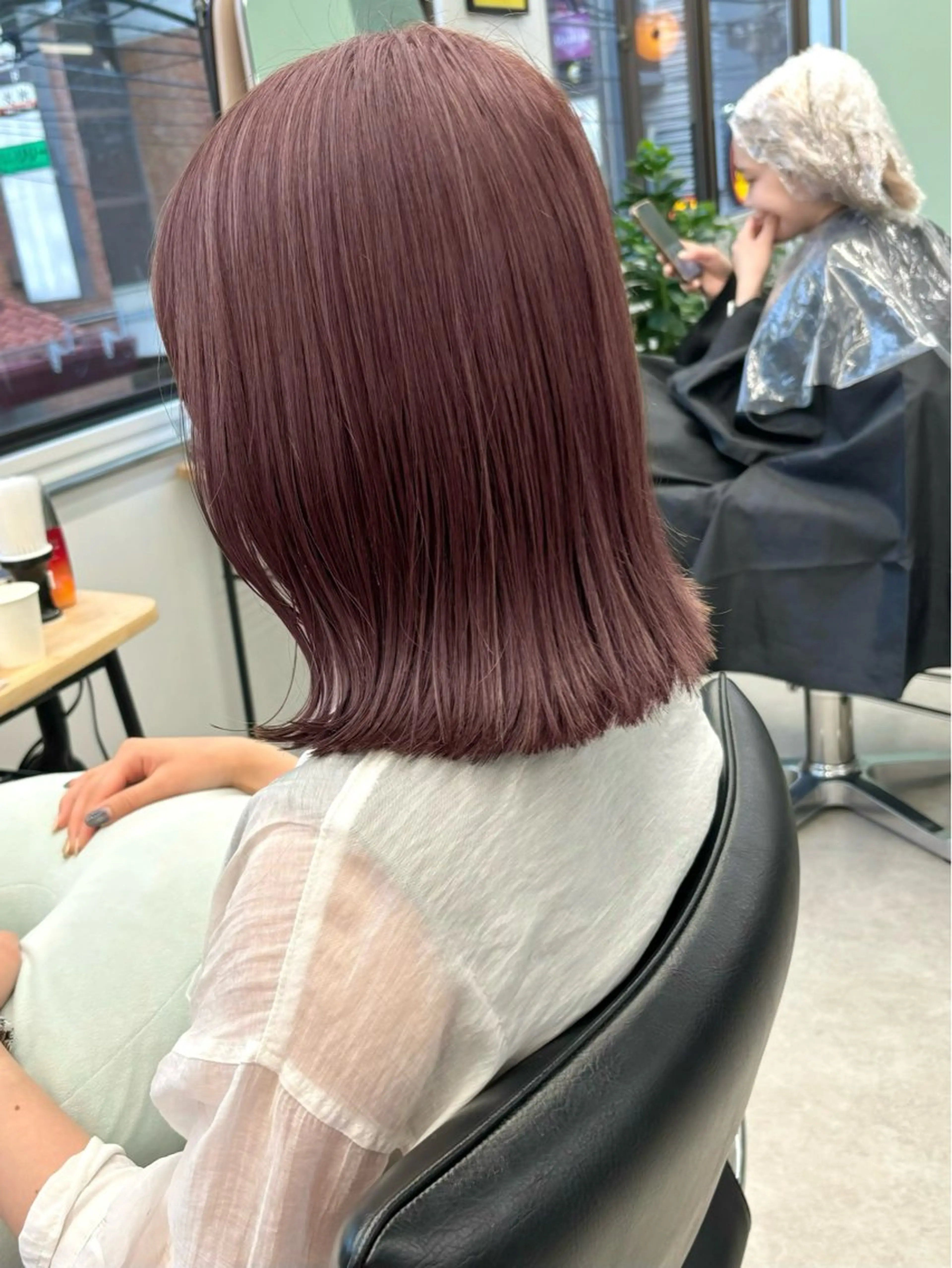 ミディアム ヘアカラー 🍒森木 ゆうか🍒のヘアスタイル