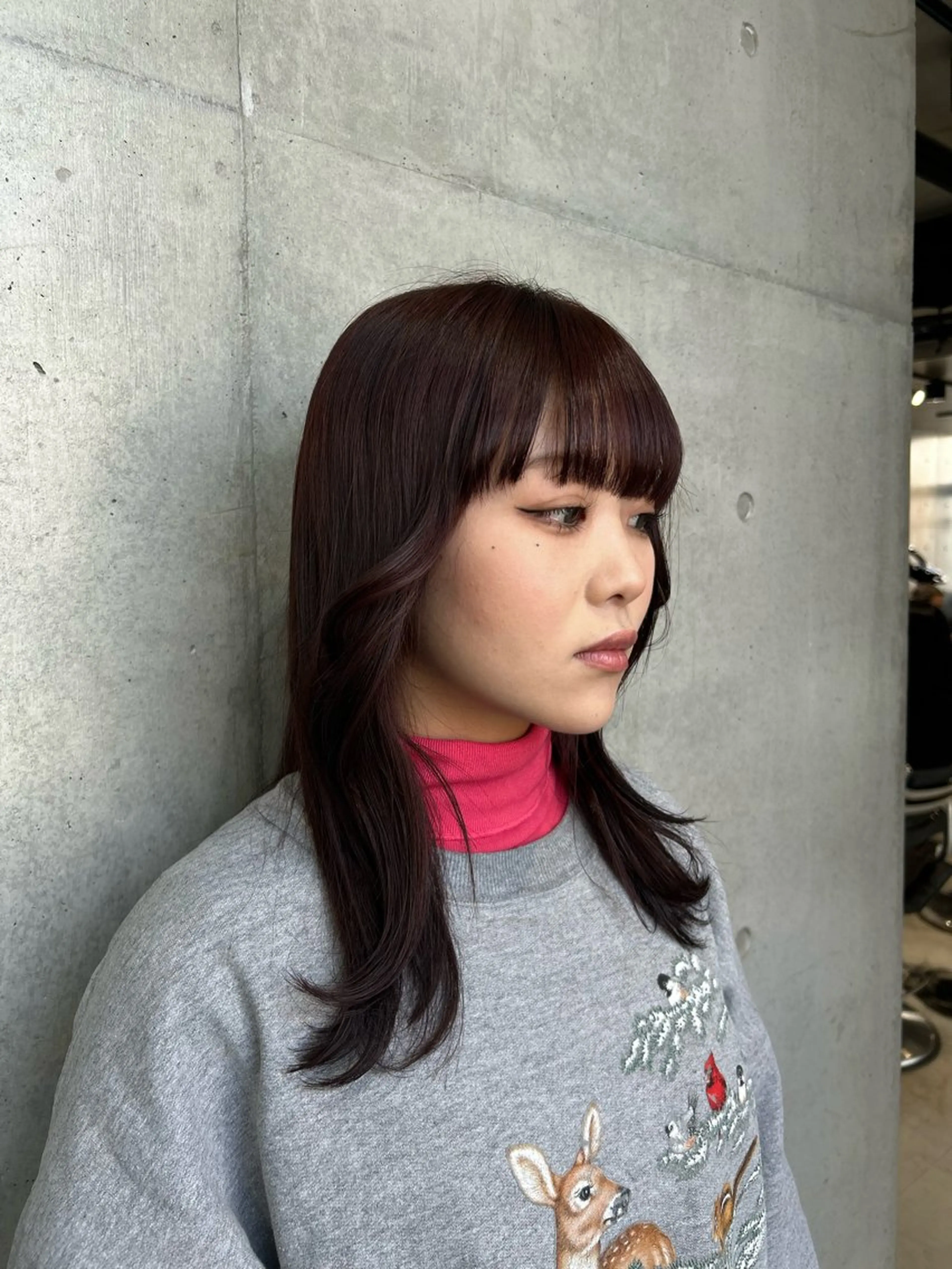 ロング カラー ヘアアレンジ カット ヘアカラー トリートメント ボブ艶モテカラー🫧 カリンのヘアスタイル