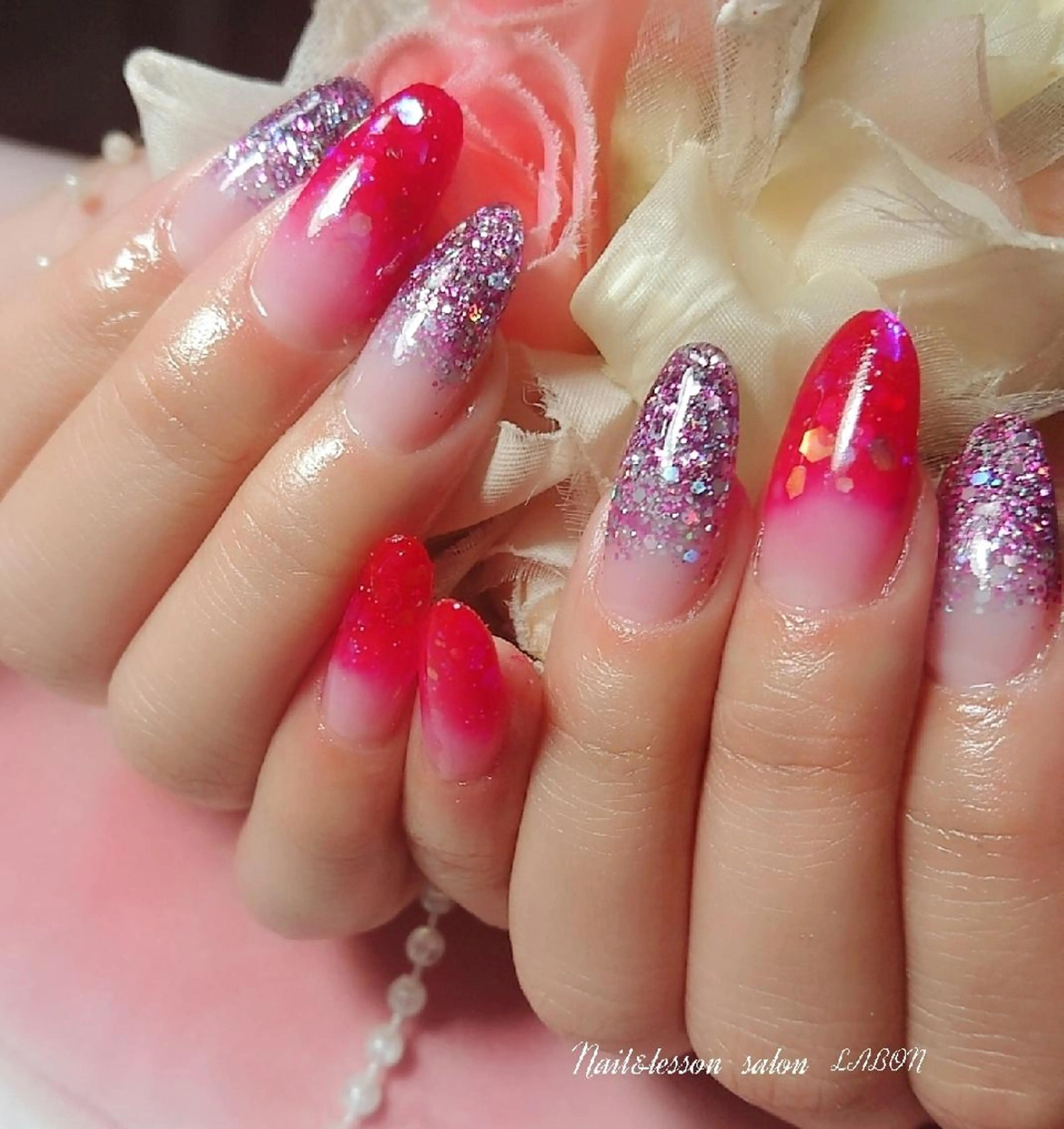 ネイル キラキラネイル Nail salon LABONのネイルデザイン