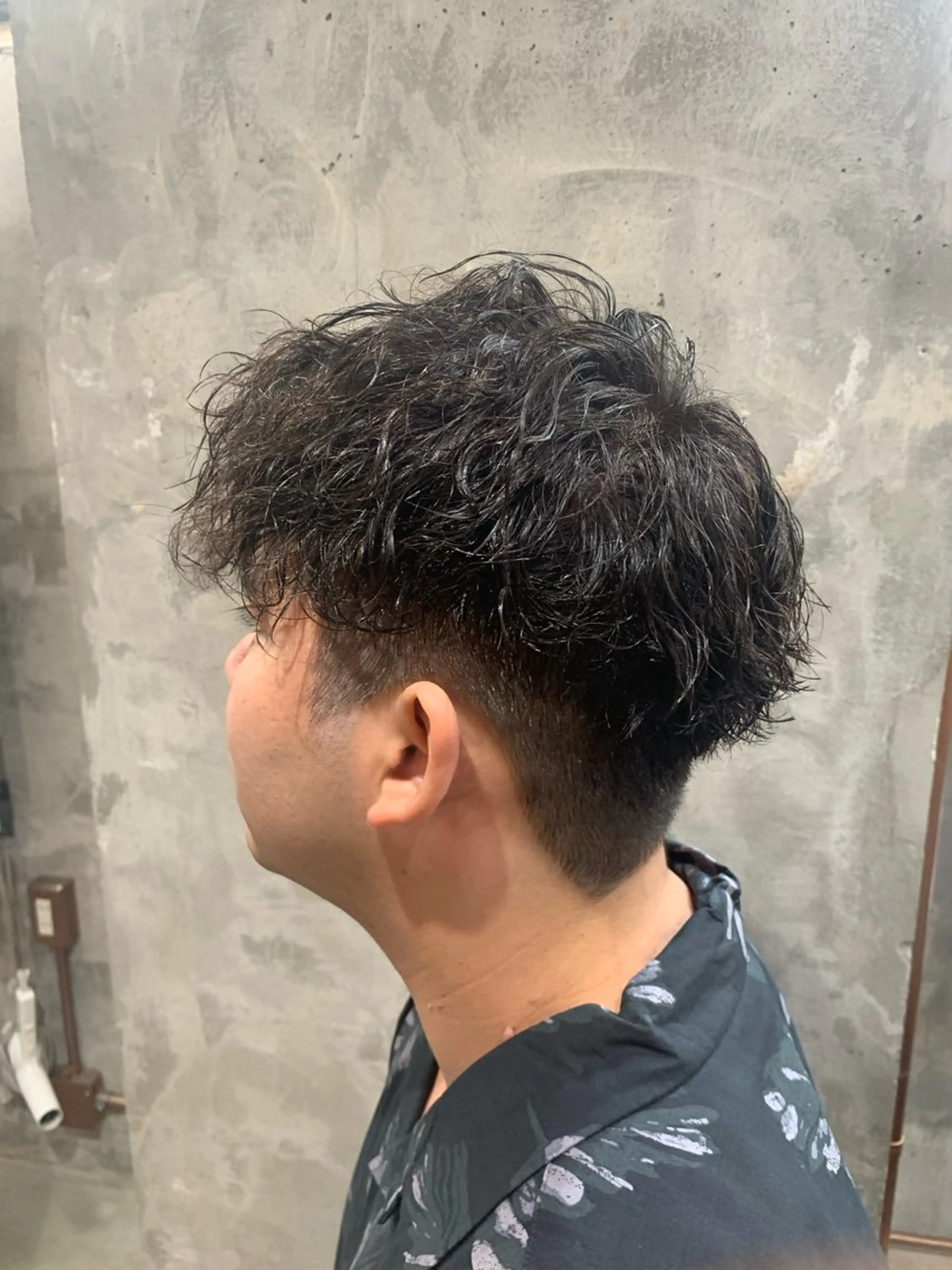 パーマ メンズ マッシュ メンズパーマ ツイストスパイラルパーマ スパイラルパーマ カット パーマ ⚡️メンズパーマ特化 mens支持◎/忠地のヘアスタイル