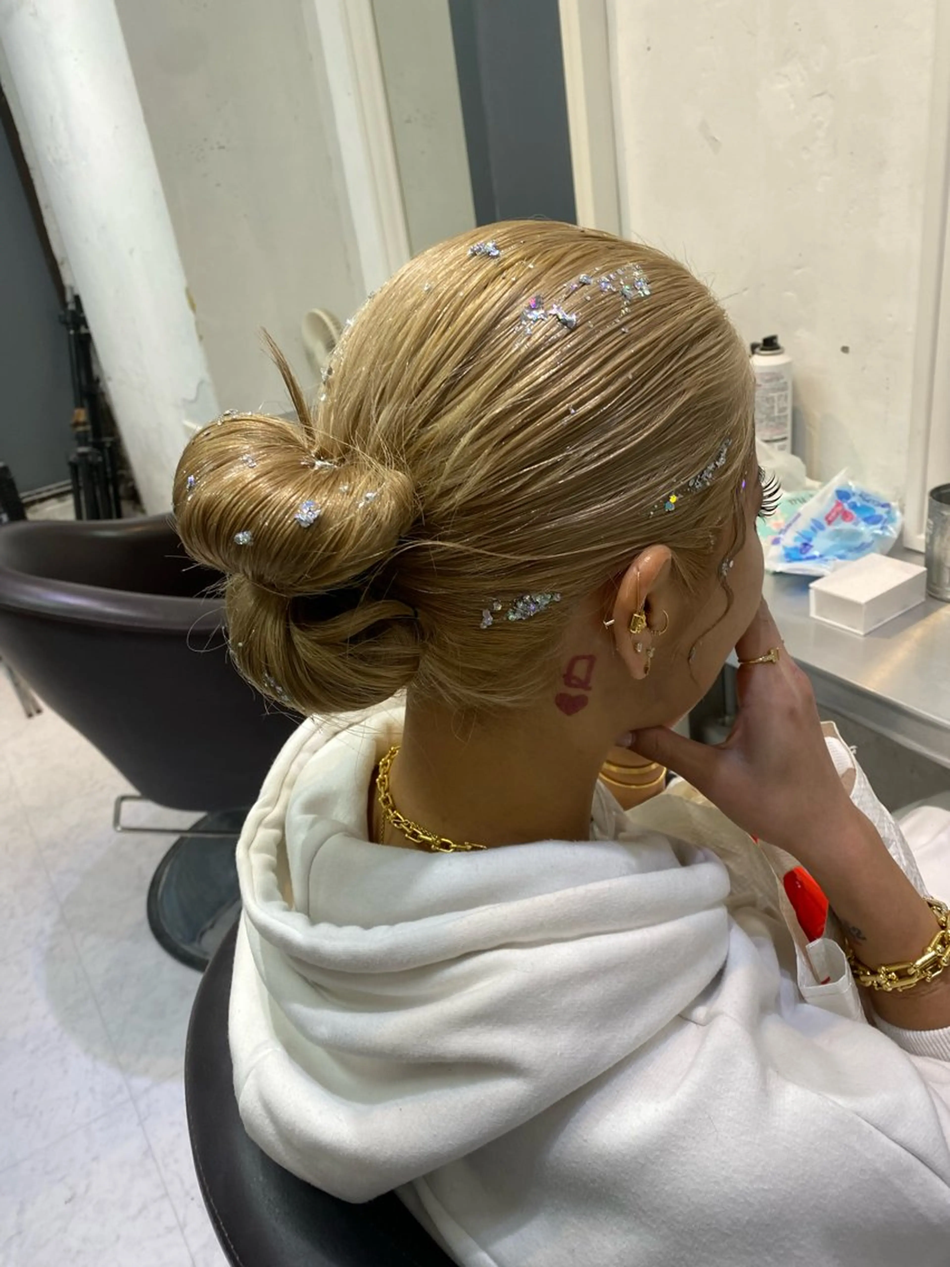 ヘアセットの写真