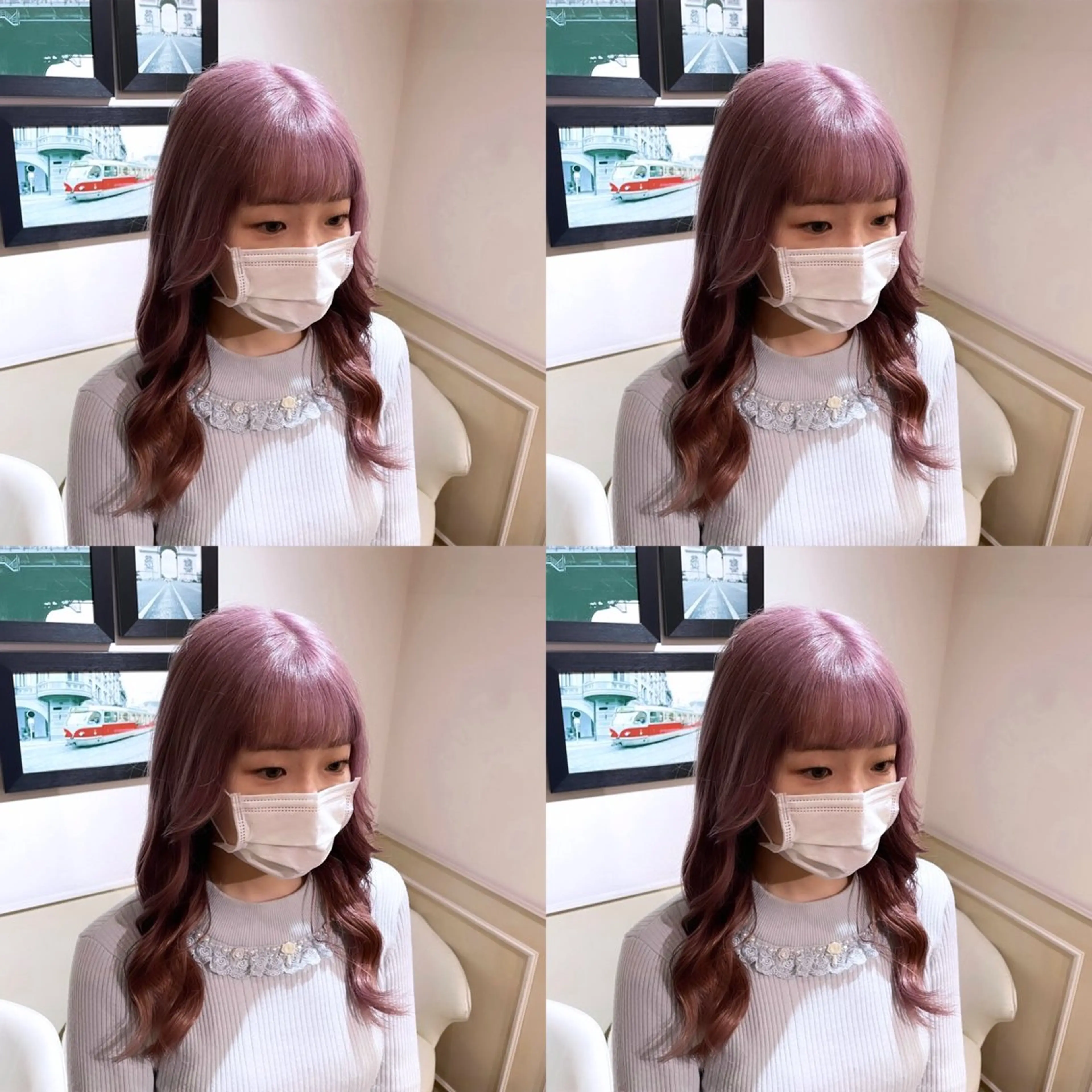 ロング カラー ベージュカラー ピンクカラー ピンクベージュ 🌟トップデザイナー 高橋🌟のヘアスタイル