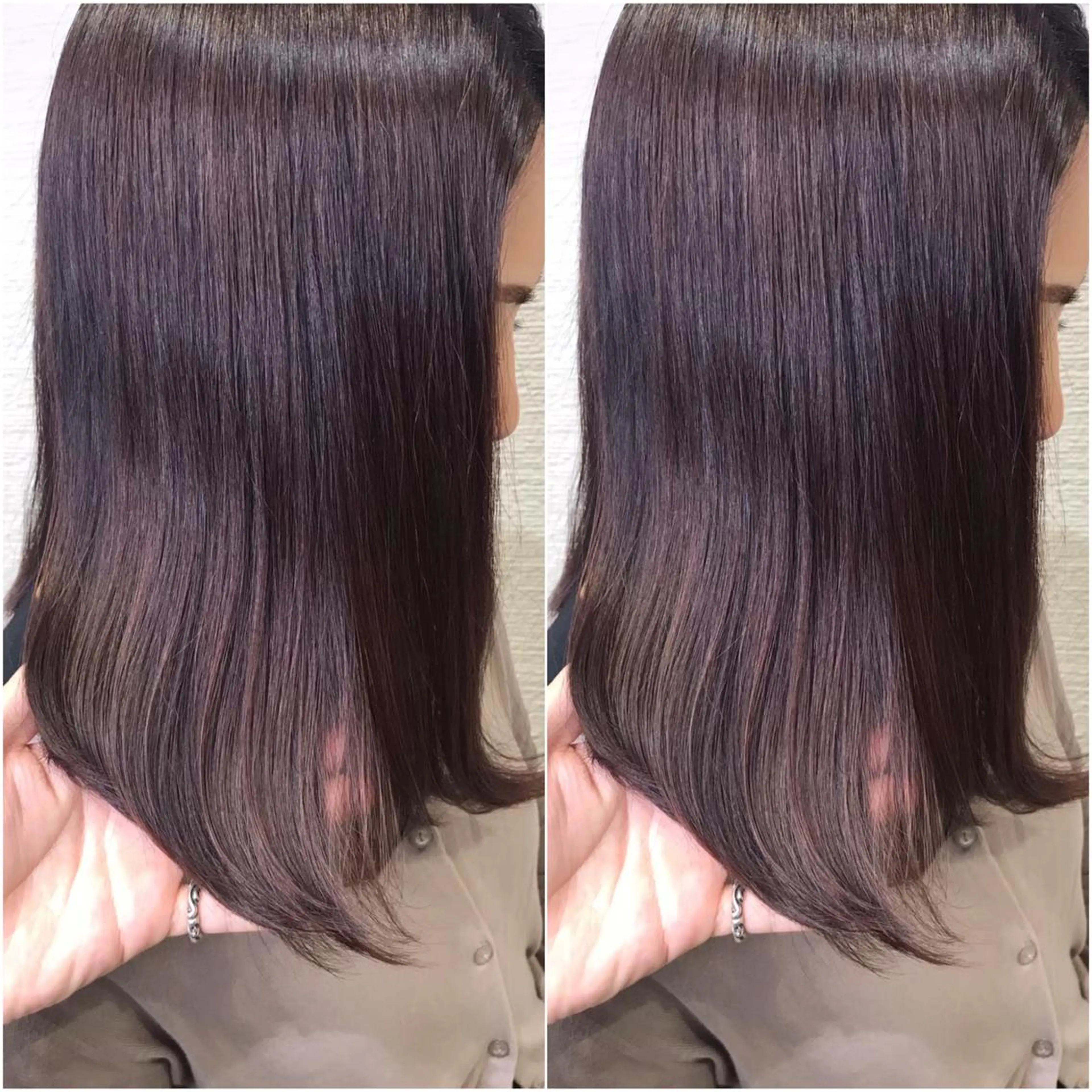 ミディアム カラー 全席個室　暖色カラー Zina松園優香🌸のヘアスタイル