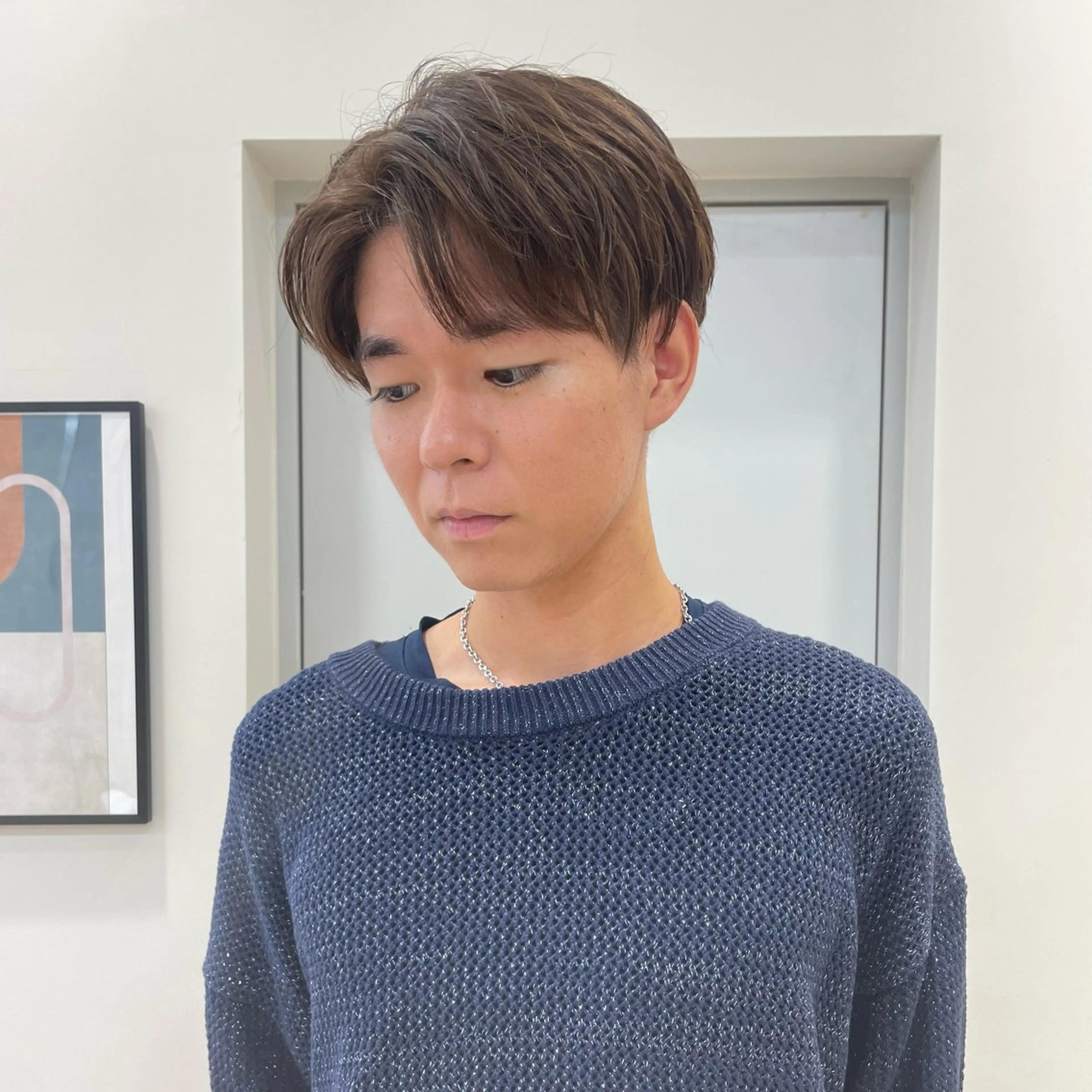 メンズ アップバング カット hana ・メンズ特化のヘアスタイル