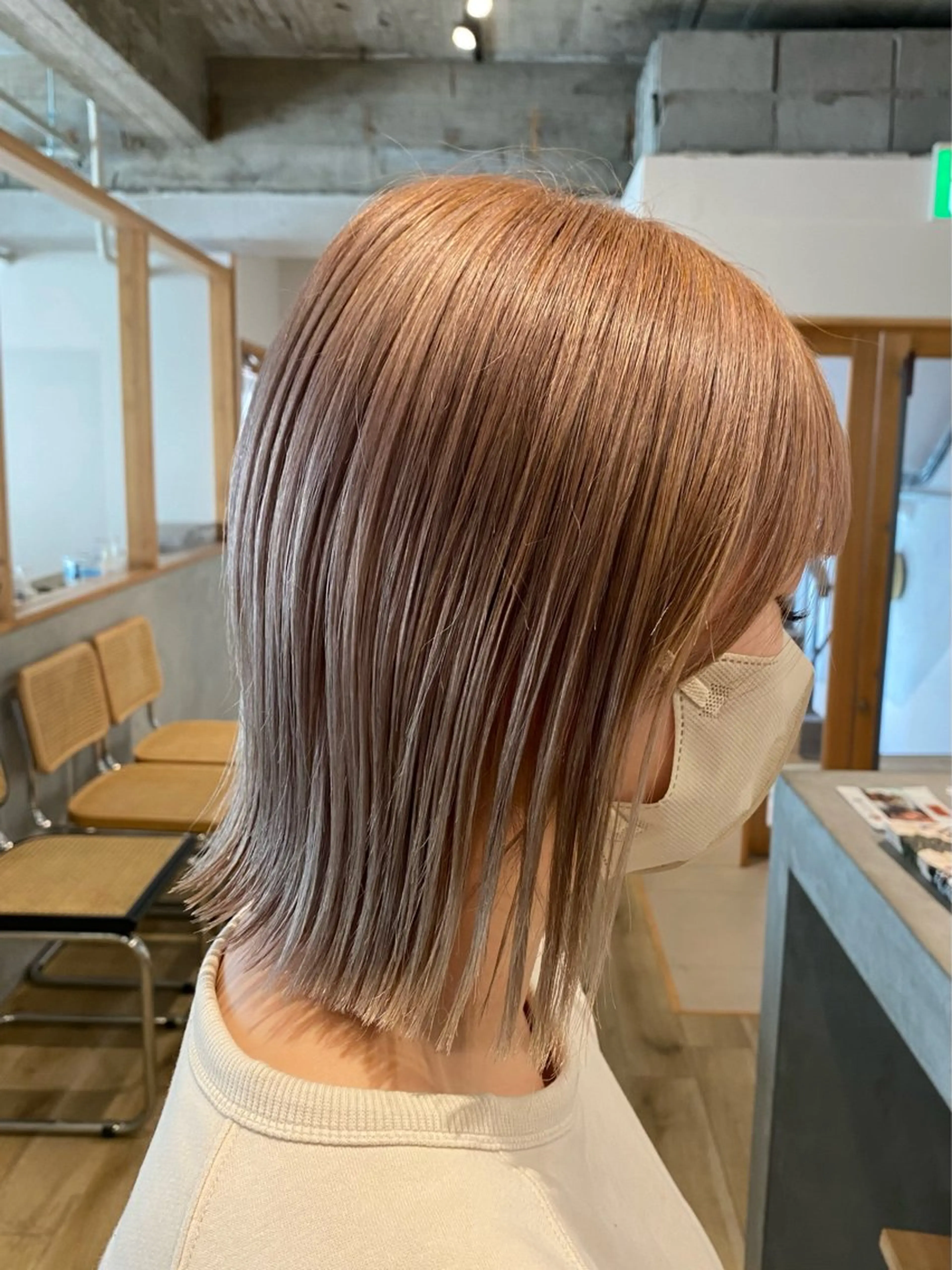ショート カラー ボブ カット ヘアカラー ai ㅤのヘアスタイル