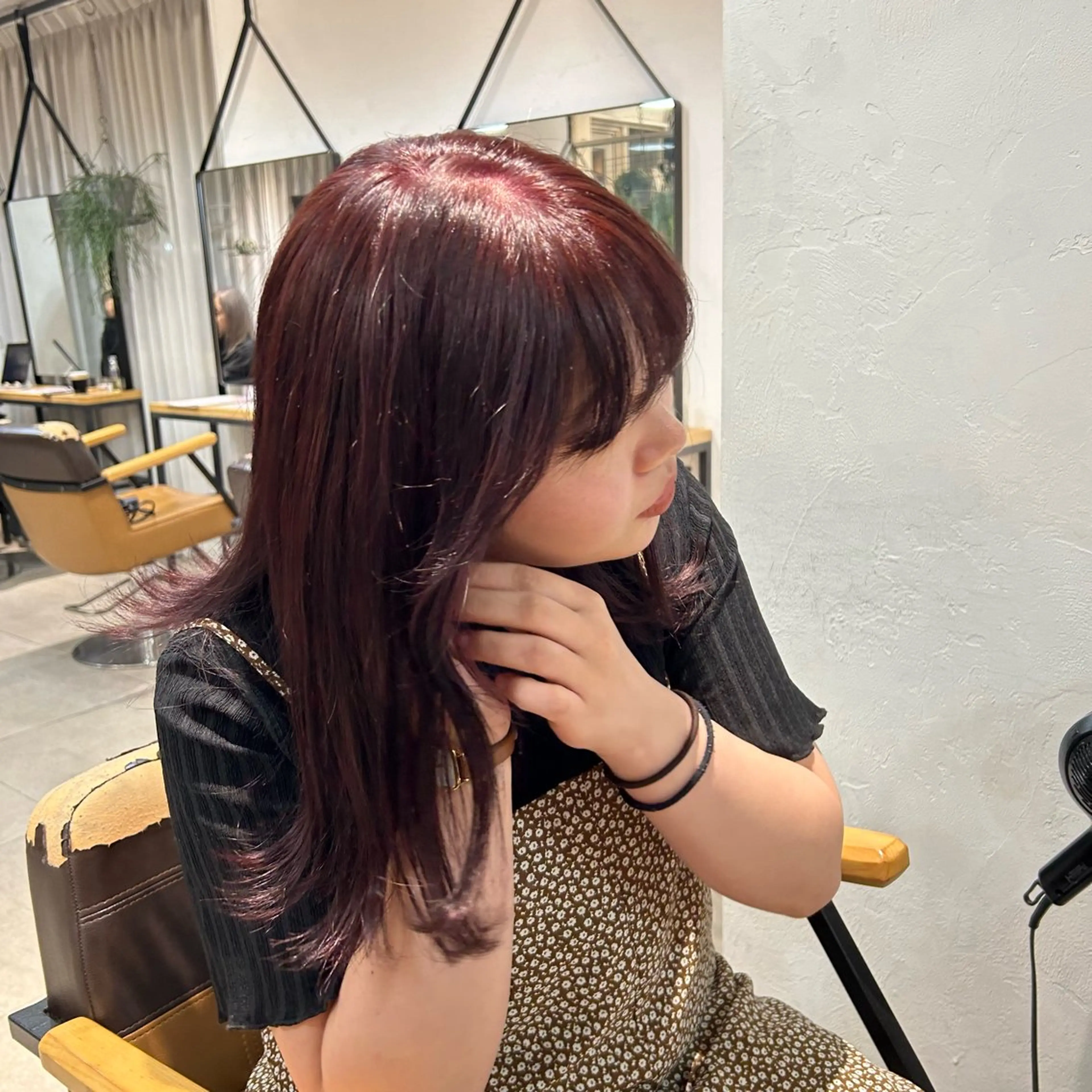ミディアム カラー ヘアカラー じゅわっと暖色カラー 🍊Moemiのヘアスタイル