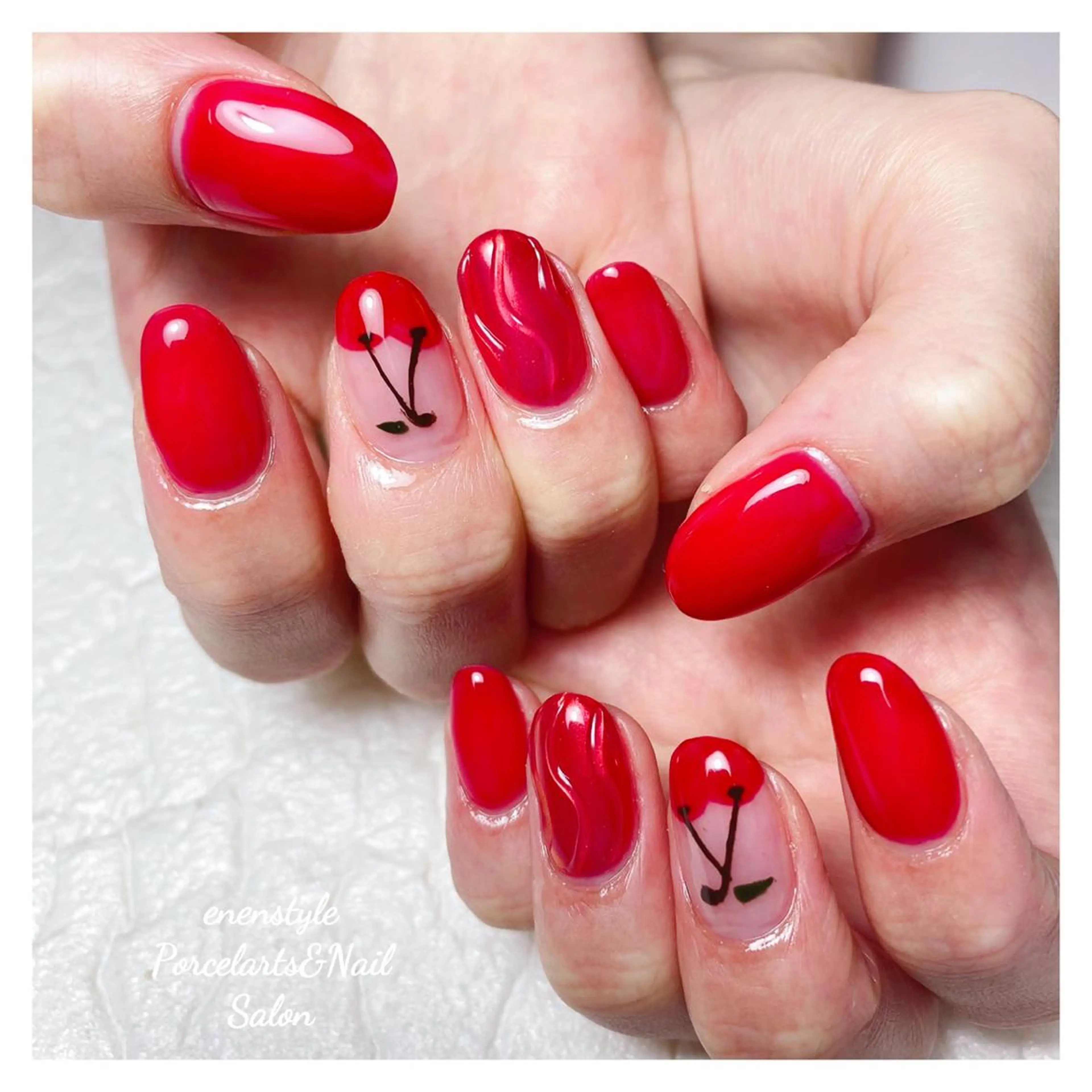 ミディアム ネイル 👑enen style👑のネイルデザイン