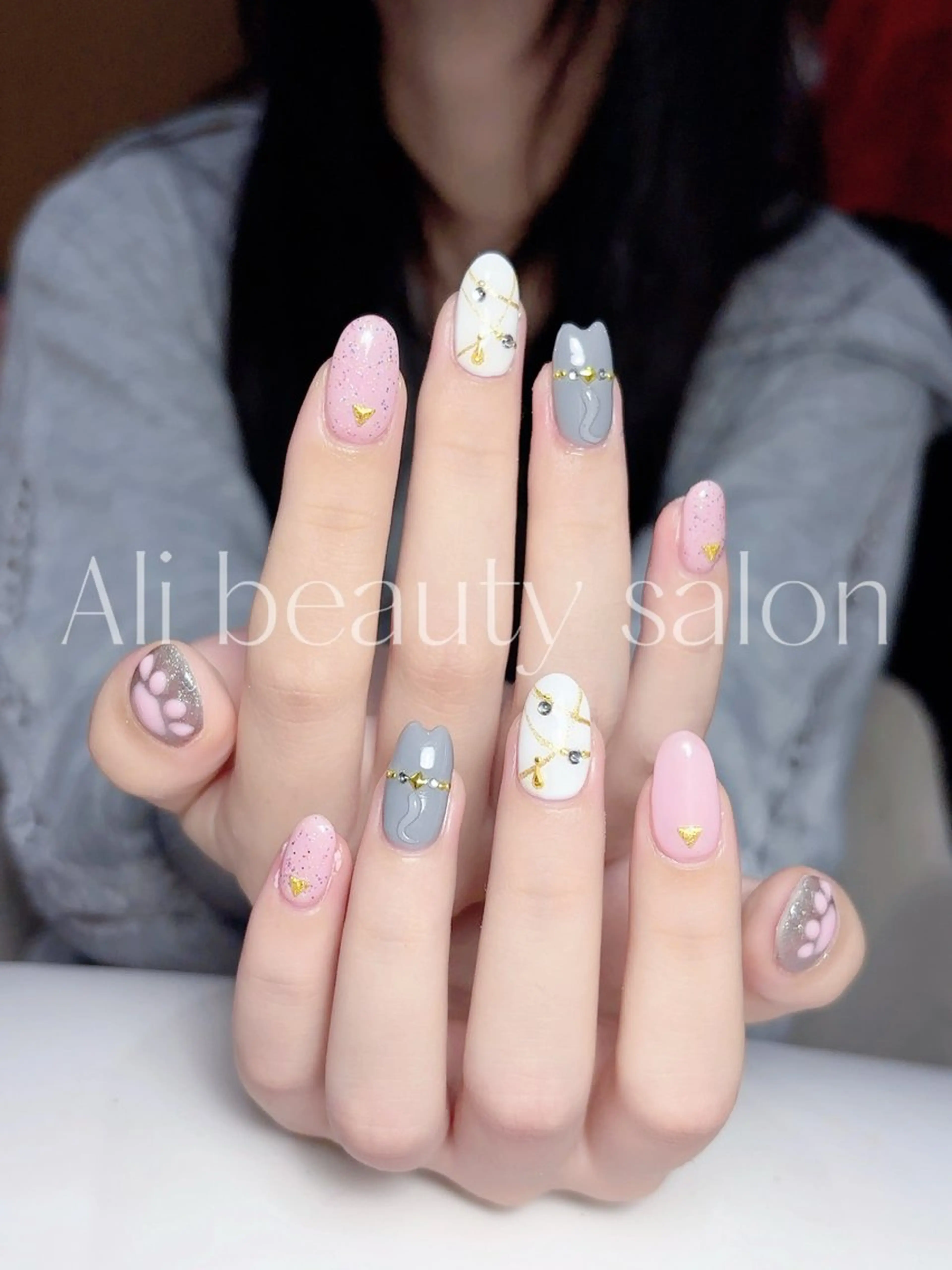 ネイル アートネイル 持ち込み ハンドネイル Ali 新小岩 ネイル専門のネイルデザイン