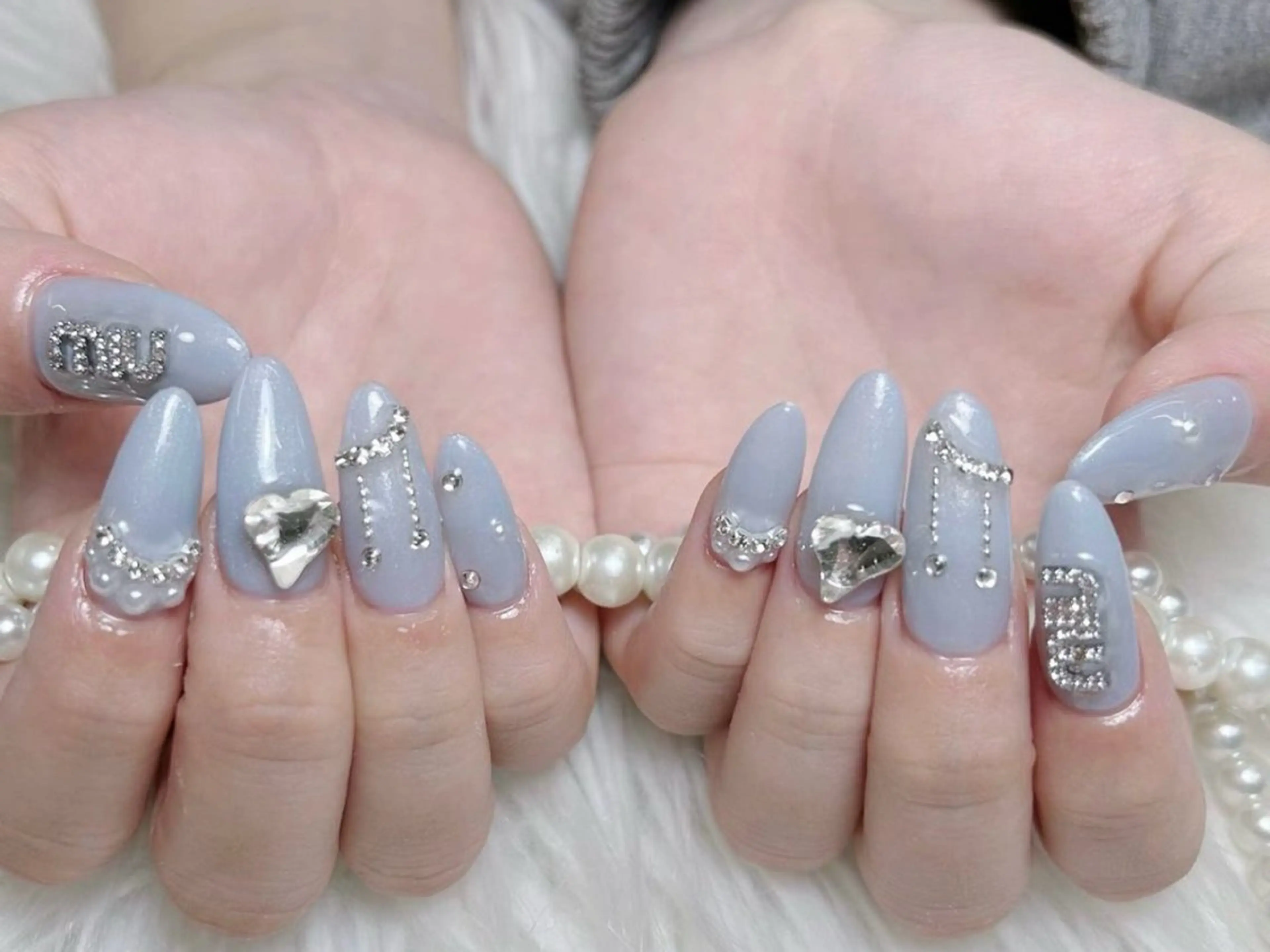 メンズ ネイル アートネイル フレンチネイル ジェルネイル キラキラネイル パラジェル ハンドネイル Bloom スカルプ専門店のネイルデザイン