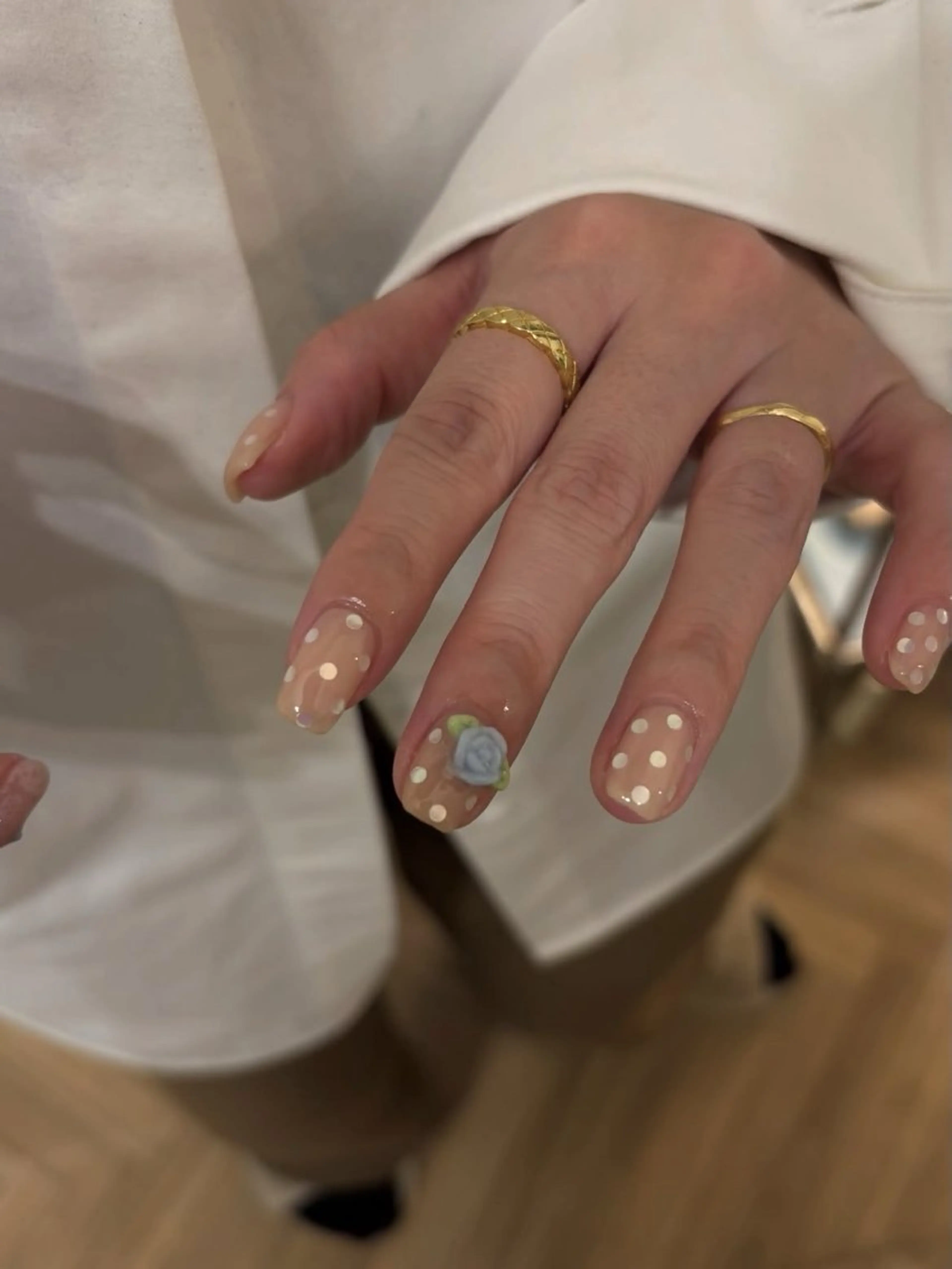 ネイル アートネイル フレンチネイル ジェルネイル 韓国ネイル 持ち込み ハンドネイル ANA.CHUO 本川越店舗のネイルデザイン