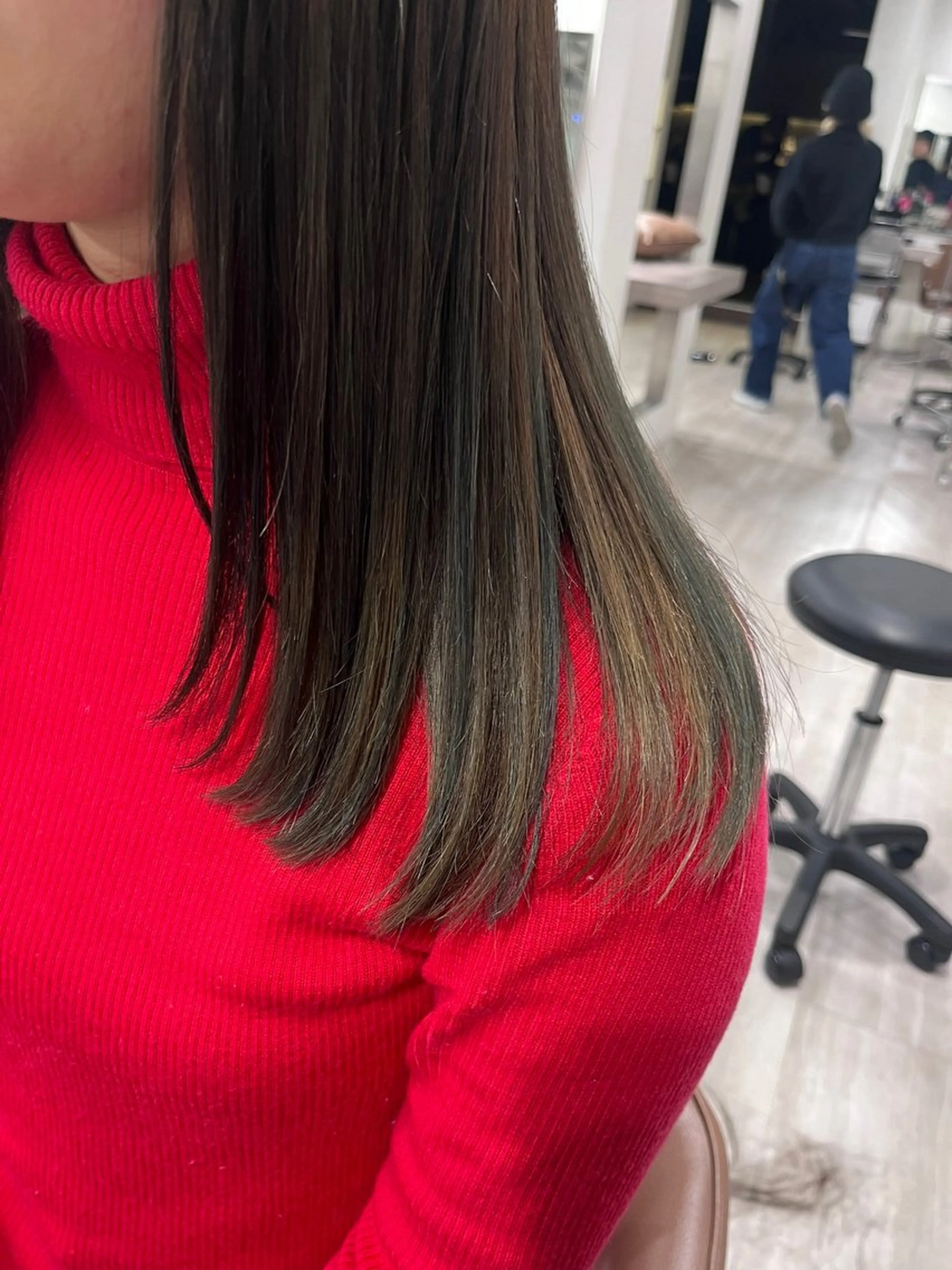 セミロング 美髪×縮毛矯正 水上真由美😘のヘアスタイル