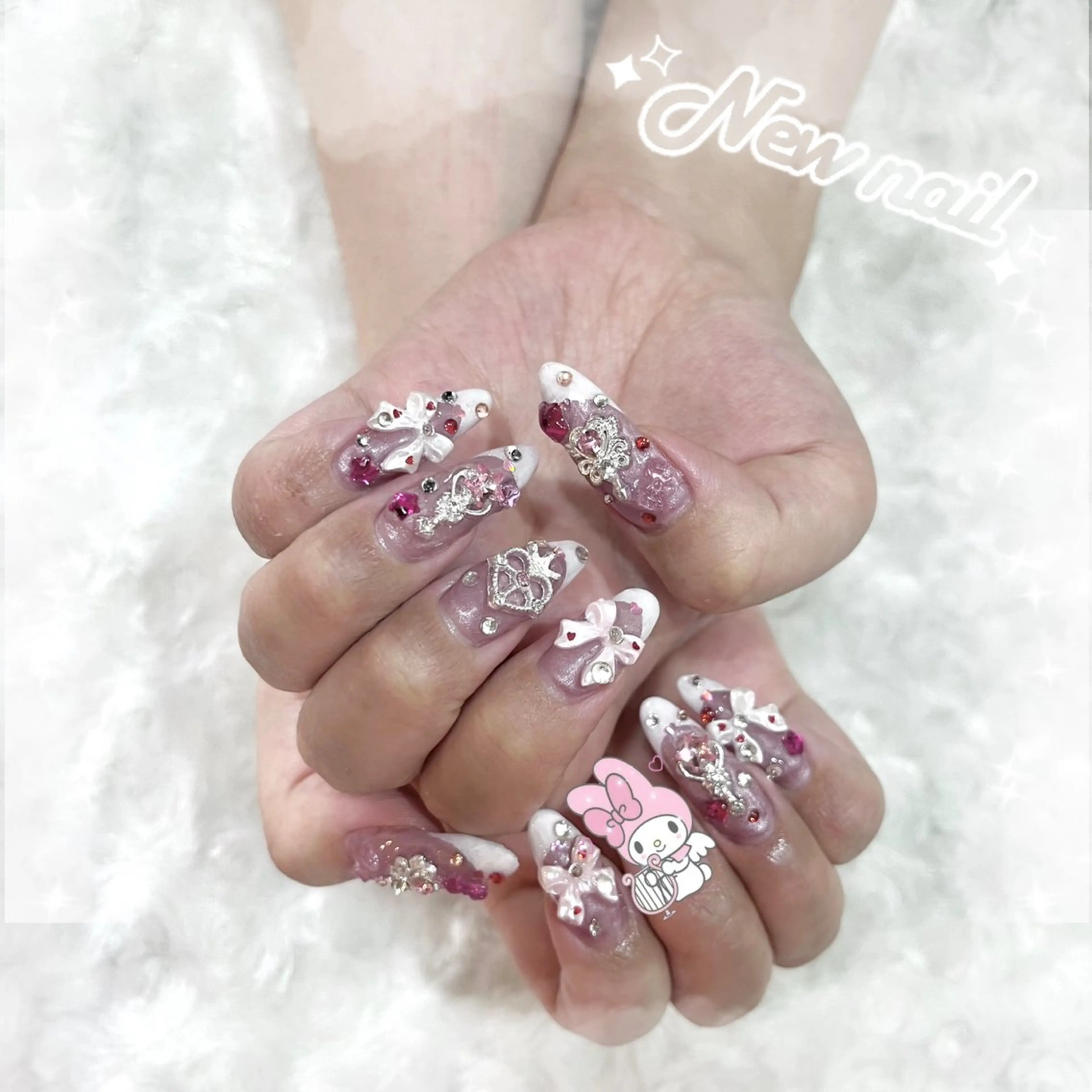 ネイル ハンドネイル Rosso獨協大学前店所属・渡邉 伽奈のネイルデザイン