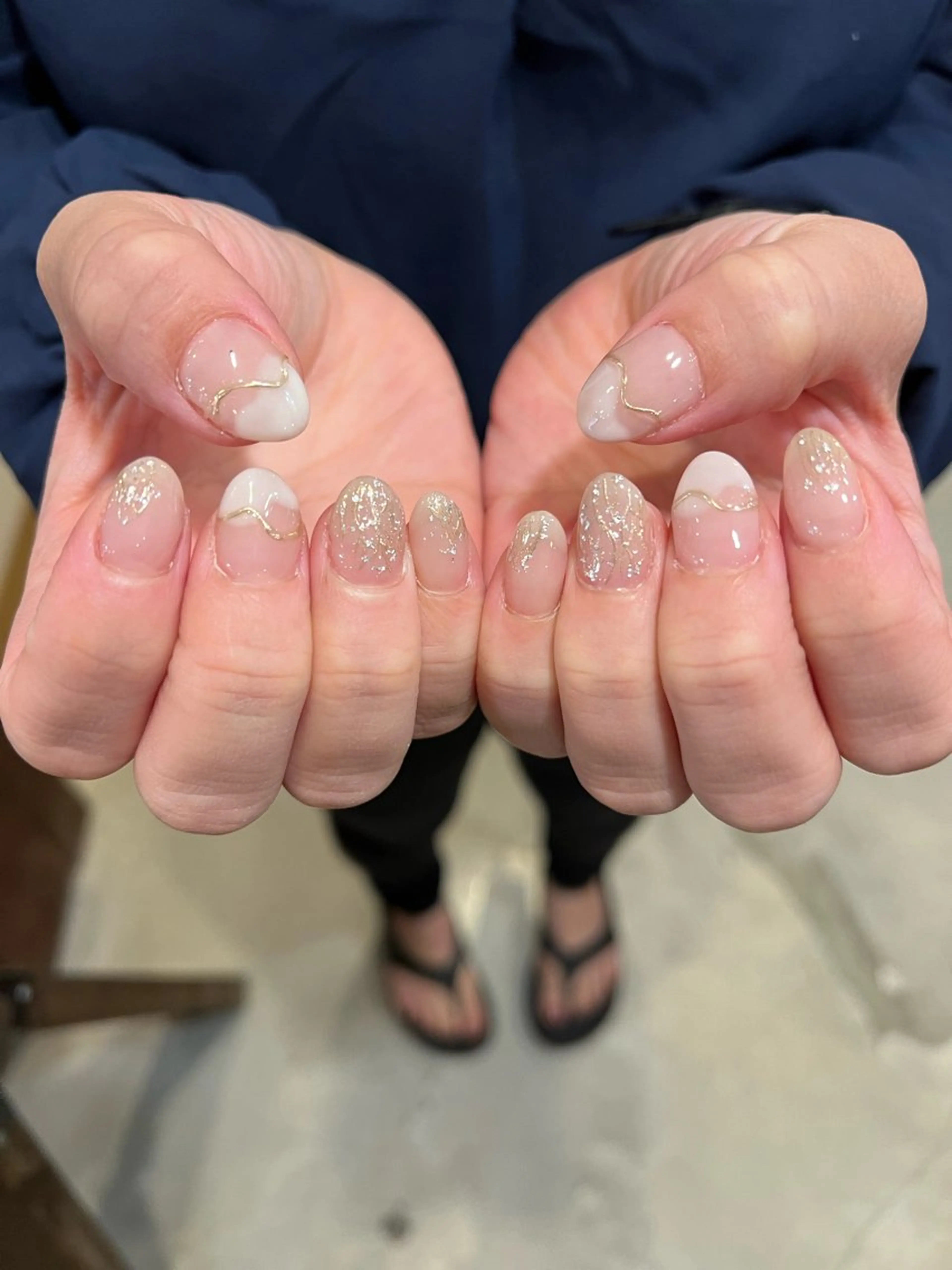 ネイル 持ち込み miyuu 𓂃🫧‪のネイルデザイン