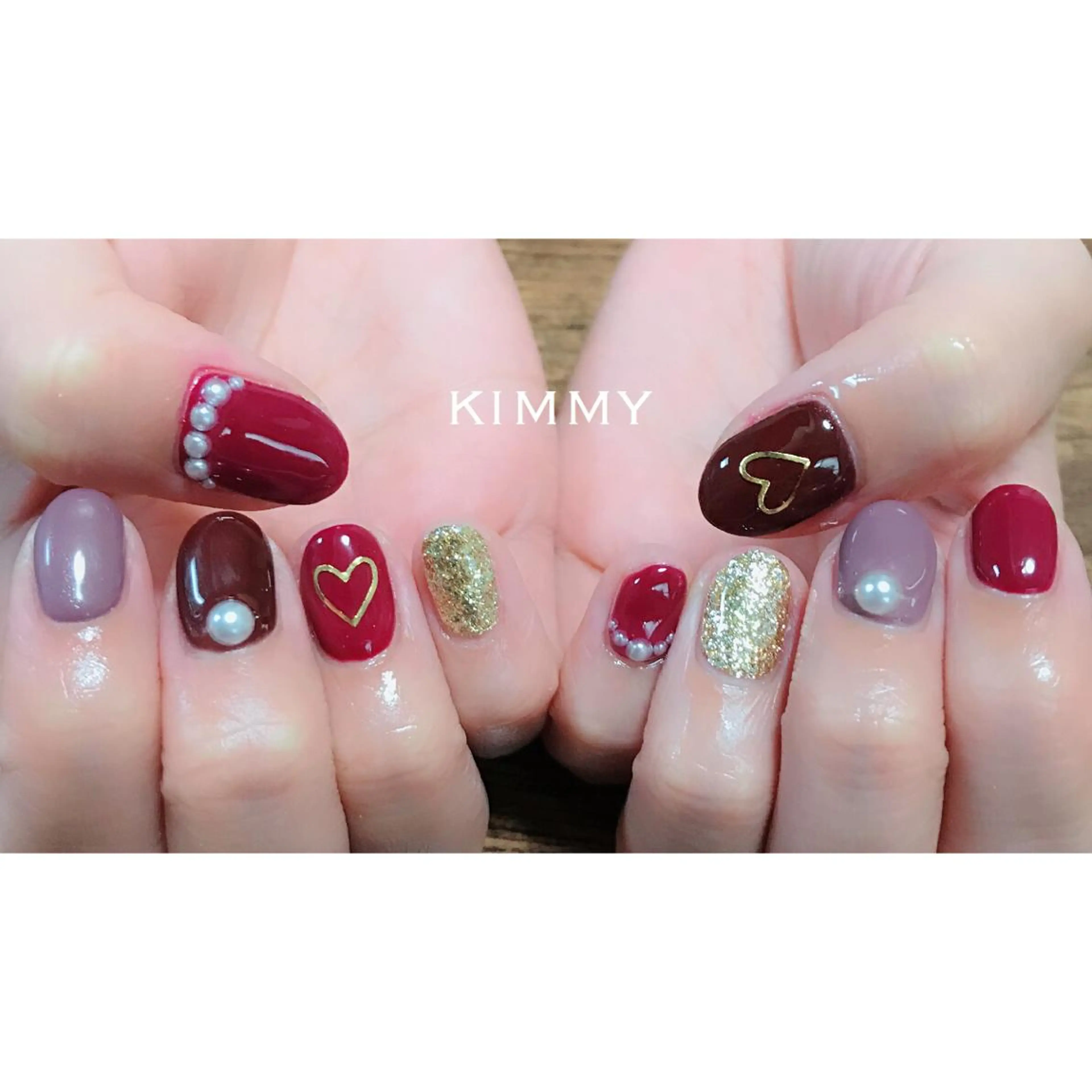 ネイル ハンドネイル kimmy nailsのネイルデザイン