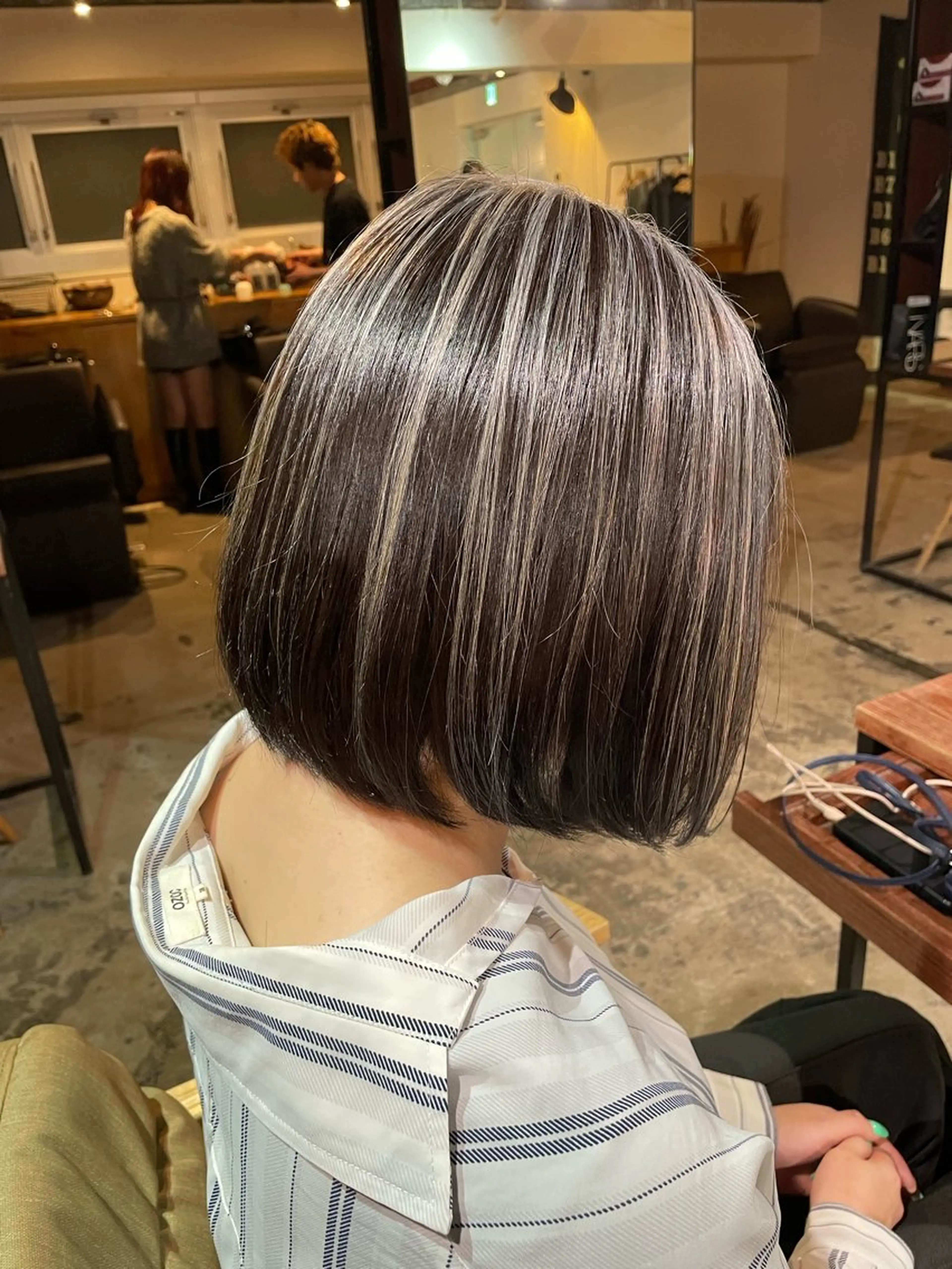 カラー La fith hair ray 札幌店所属・顔まわり/W カラー/リョウのヘアスタイル