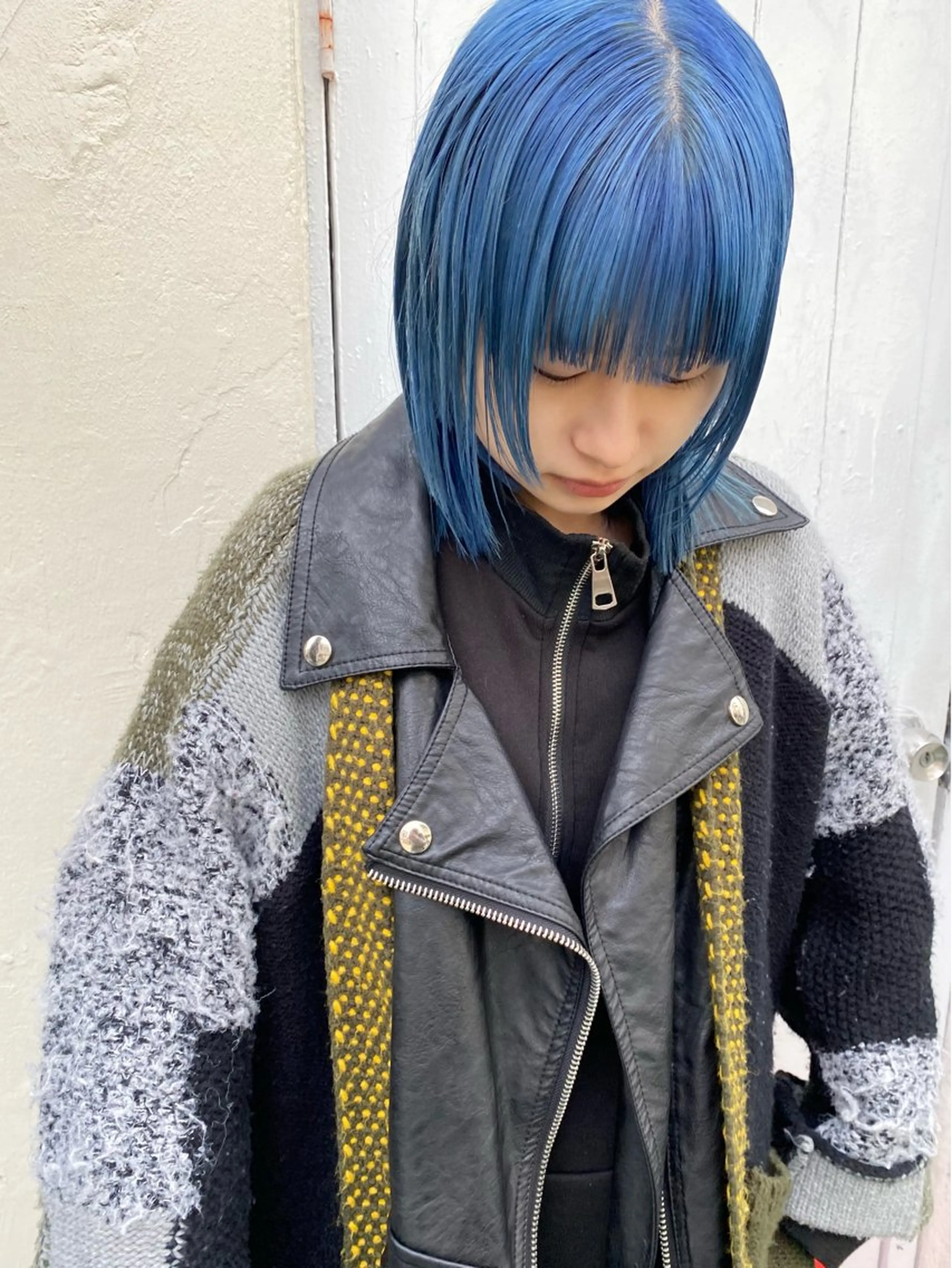 ミディアム カラー ブリーチ ダブルカラー ハイトーンカラー カット ヘアカラー トリートメント 森貴裕/ベージュ/ パーマ/オリーブのヘアスタイル