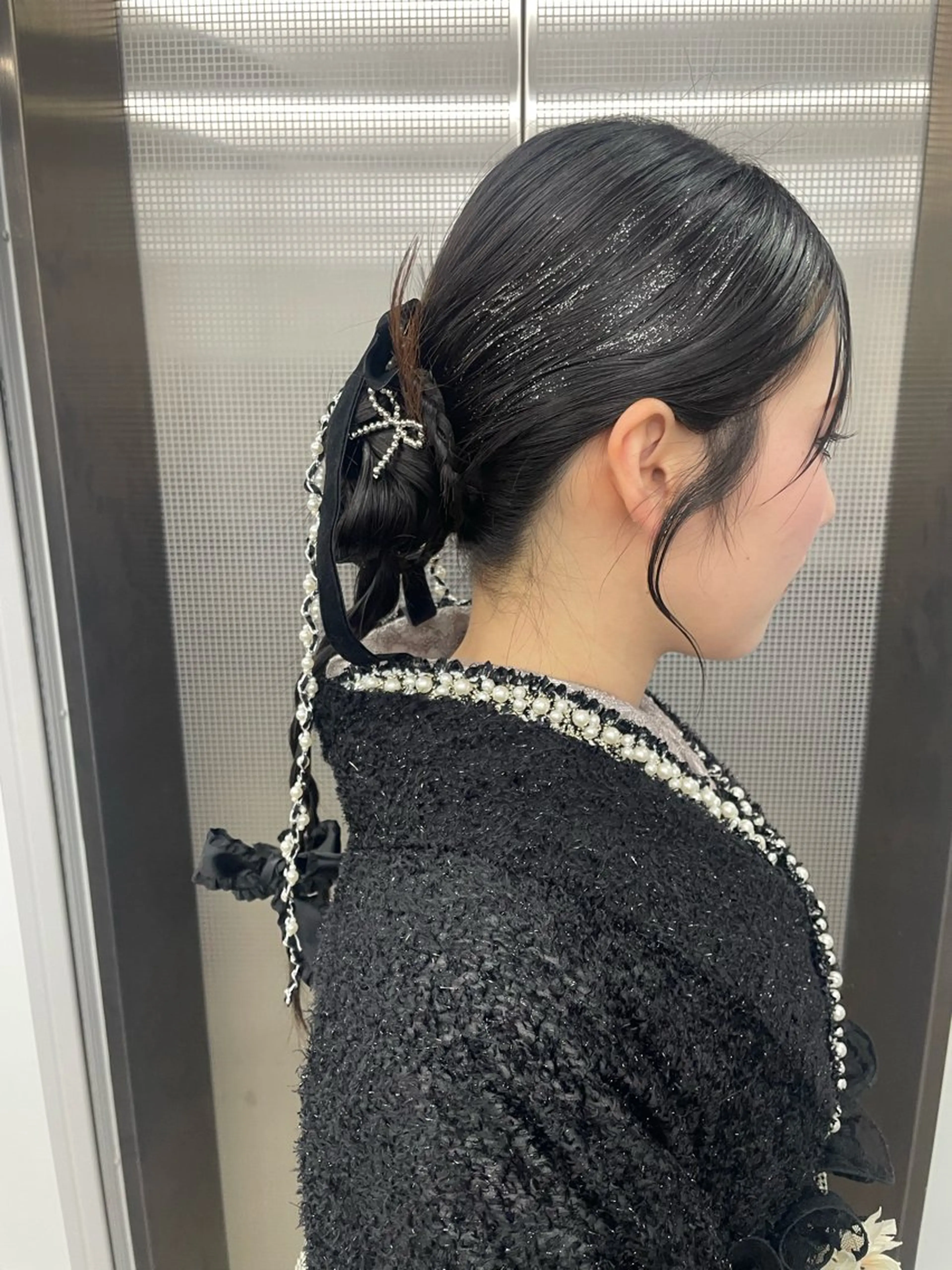 ロング ヘアアレンジ Nico☺︎🎀YU パーマ/ブリーチのヘアスタイル