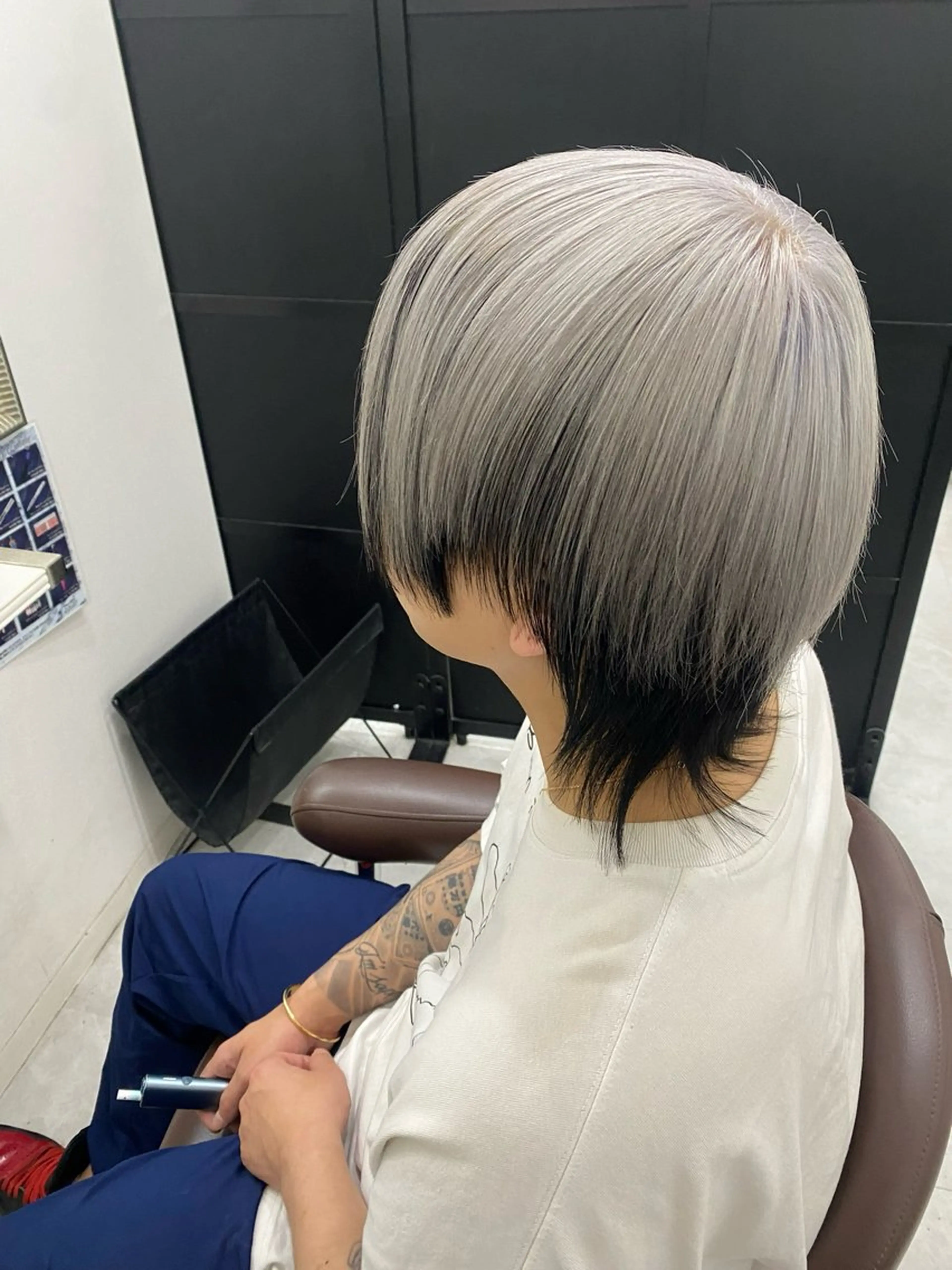 ショート ヘアカラー トリートメント 田中 翔覇のヘアスタイル