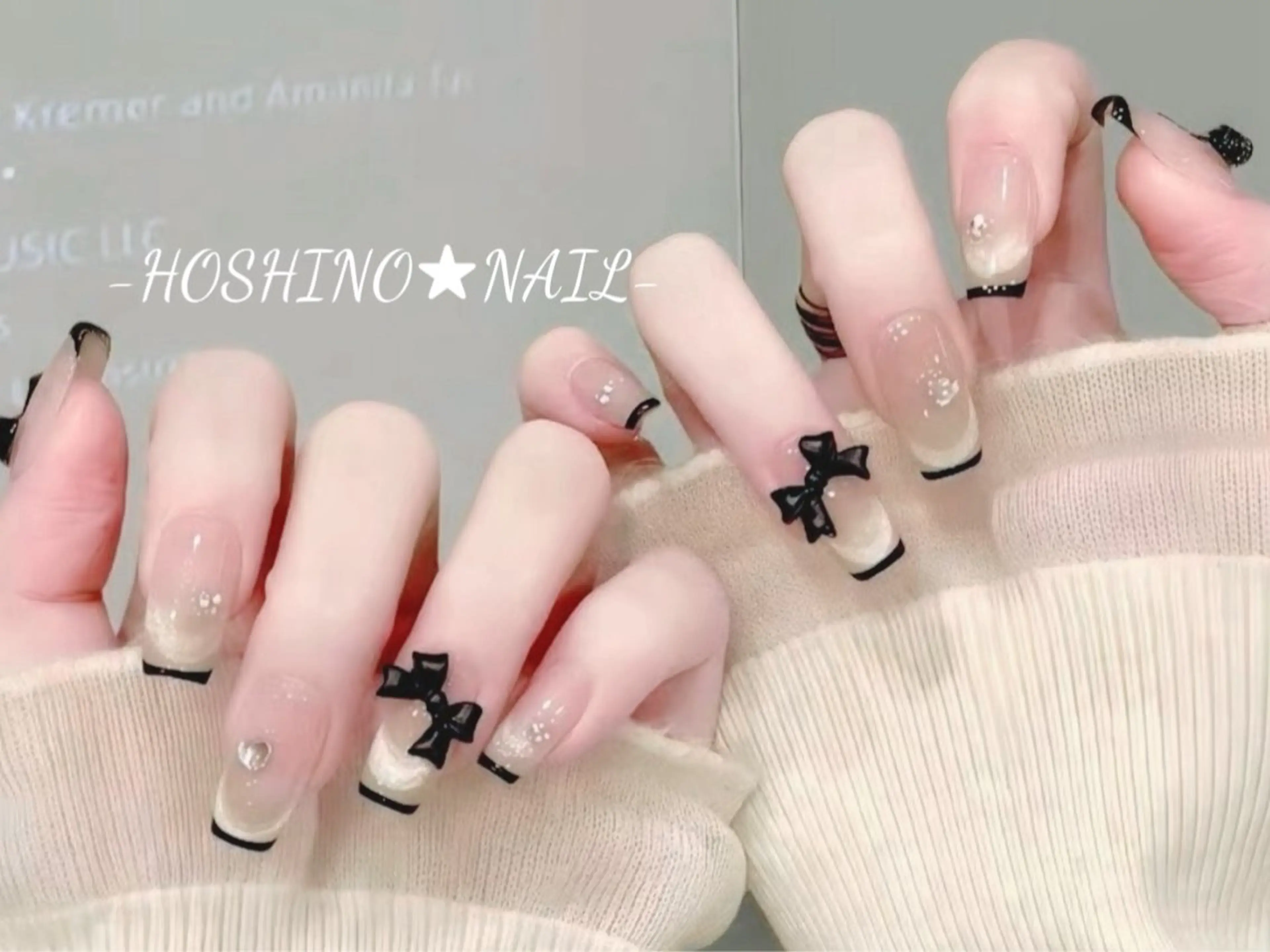 ネイル 長さ出し フットネイル ジェルネイル 韓国ネイル マグネットネイル ハンドネイル ★HOSHINO NAIL★新宿店のネイルデザイン
