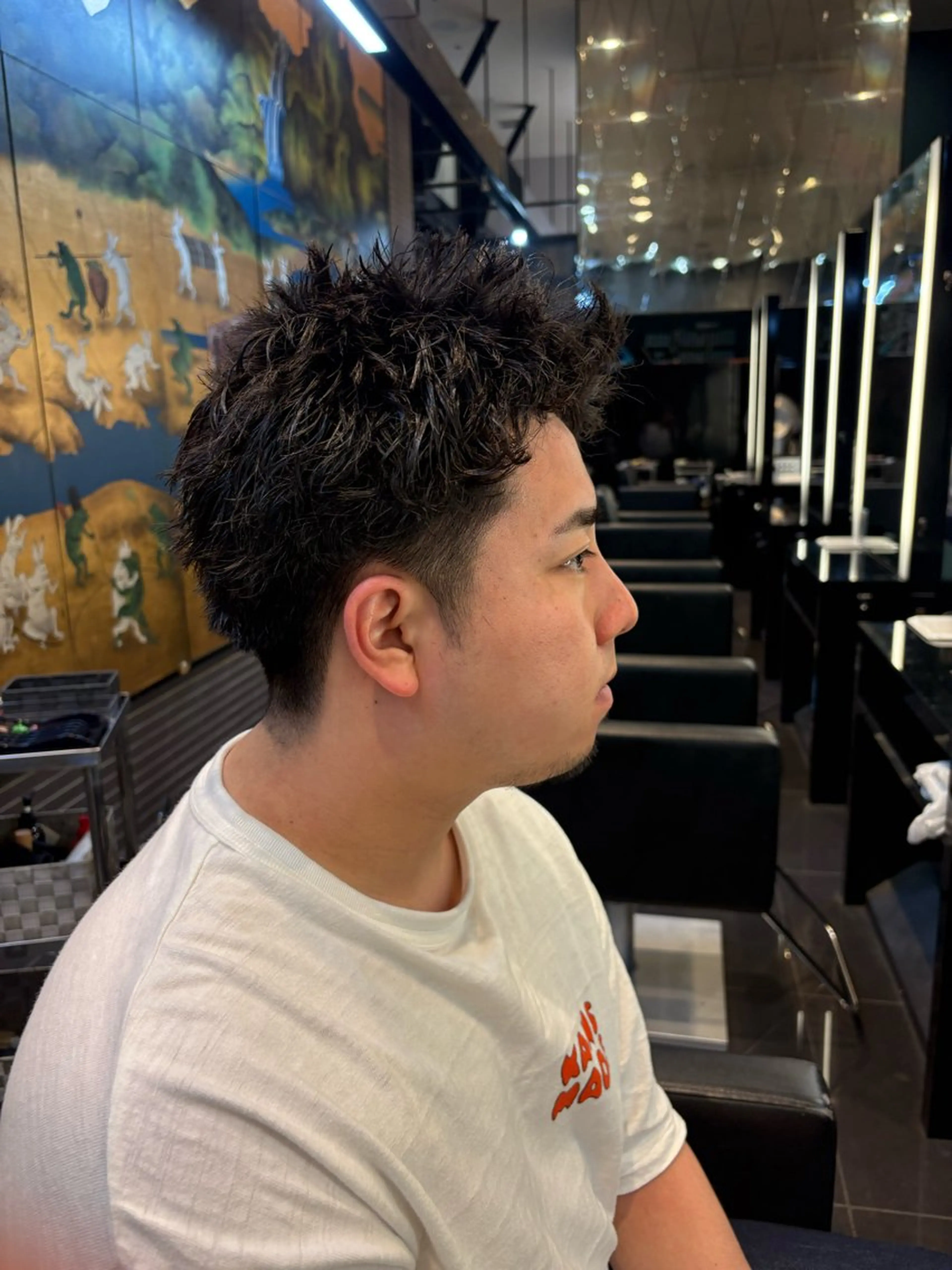 パーマ メンズ メンズパーマ カット パーマ 加藤晴輝/ カットモデル募集中のヘアスタイル