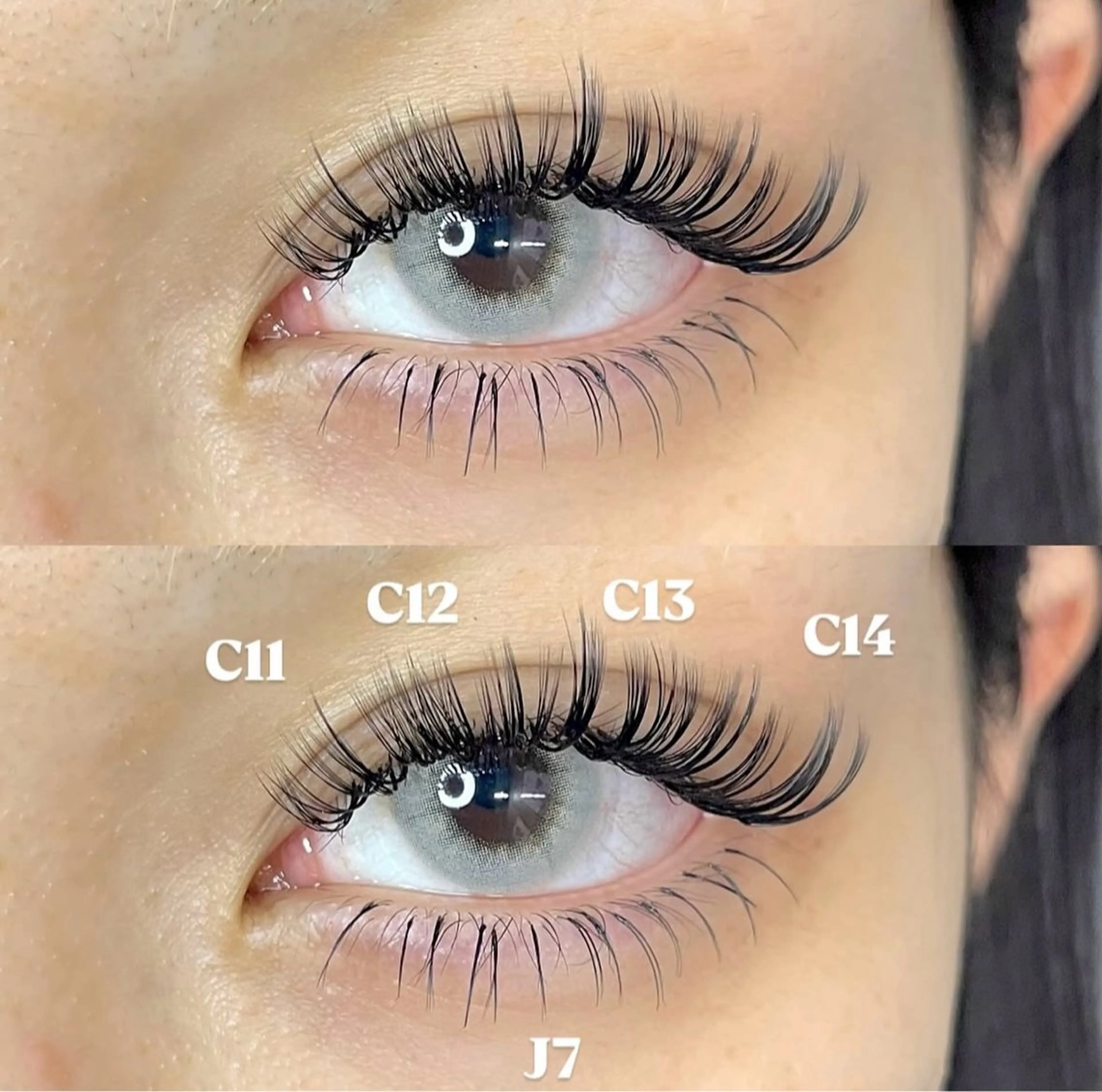 ボリュームラッシュ　コーティング付き　100束（オフ無し）の写真