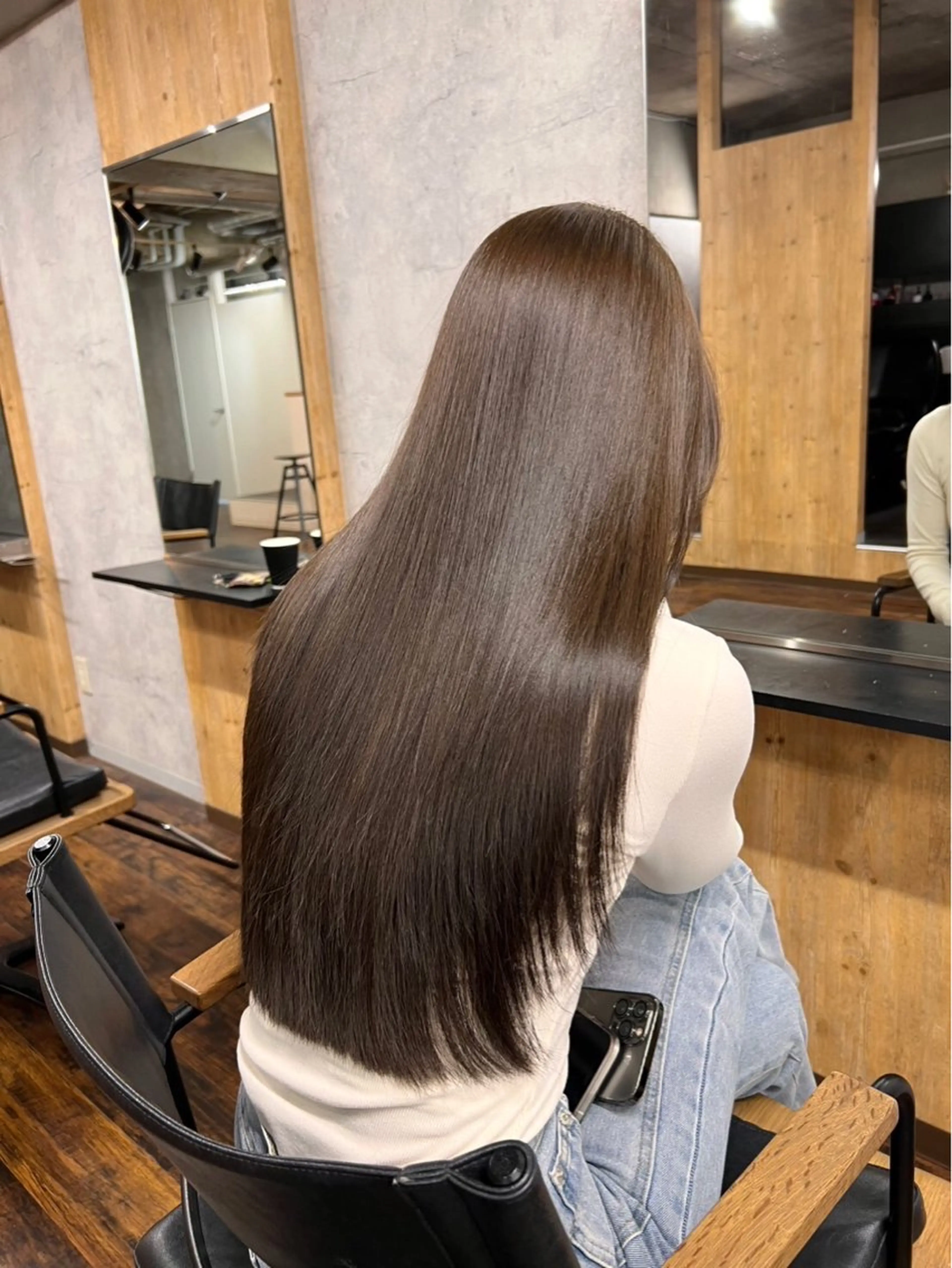 ロング カラー パーマ ヘアアレンジ foi. フォワ所属・🇰🇷韓国トレンド ヘア🇰🇷高田のヘアスタイル