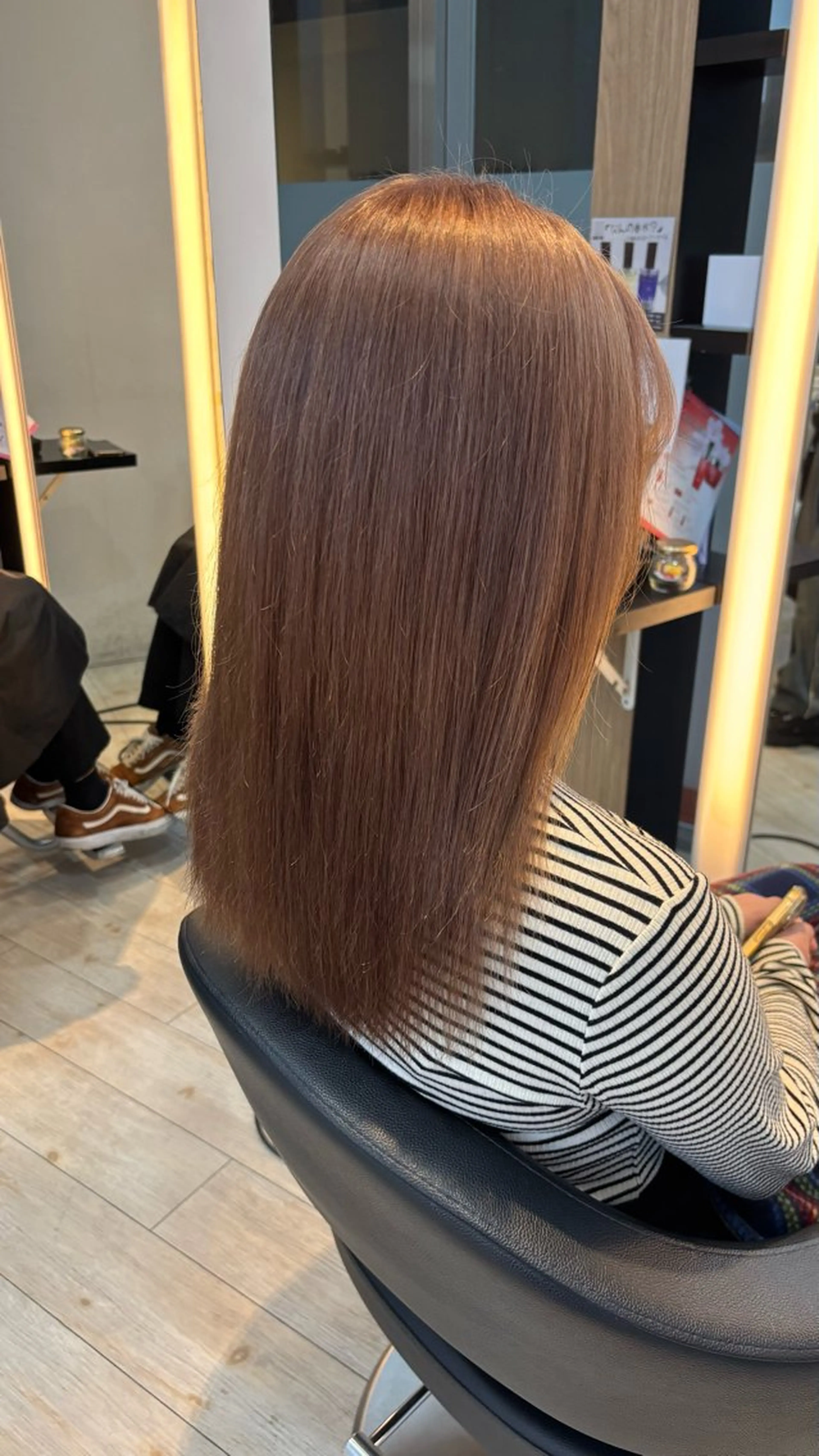 カラー ベージュカラー ブリーチ ケアブリーチ ミルクティーベージュ 髪質改善 miyu/ボブ/ 透明感カラー/栄のヘアスタイル