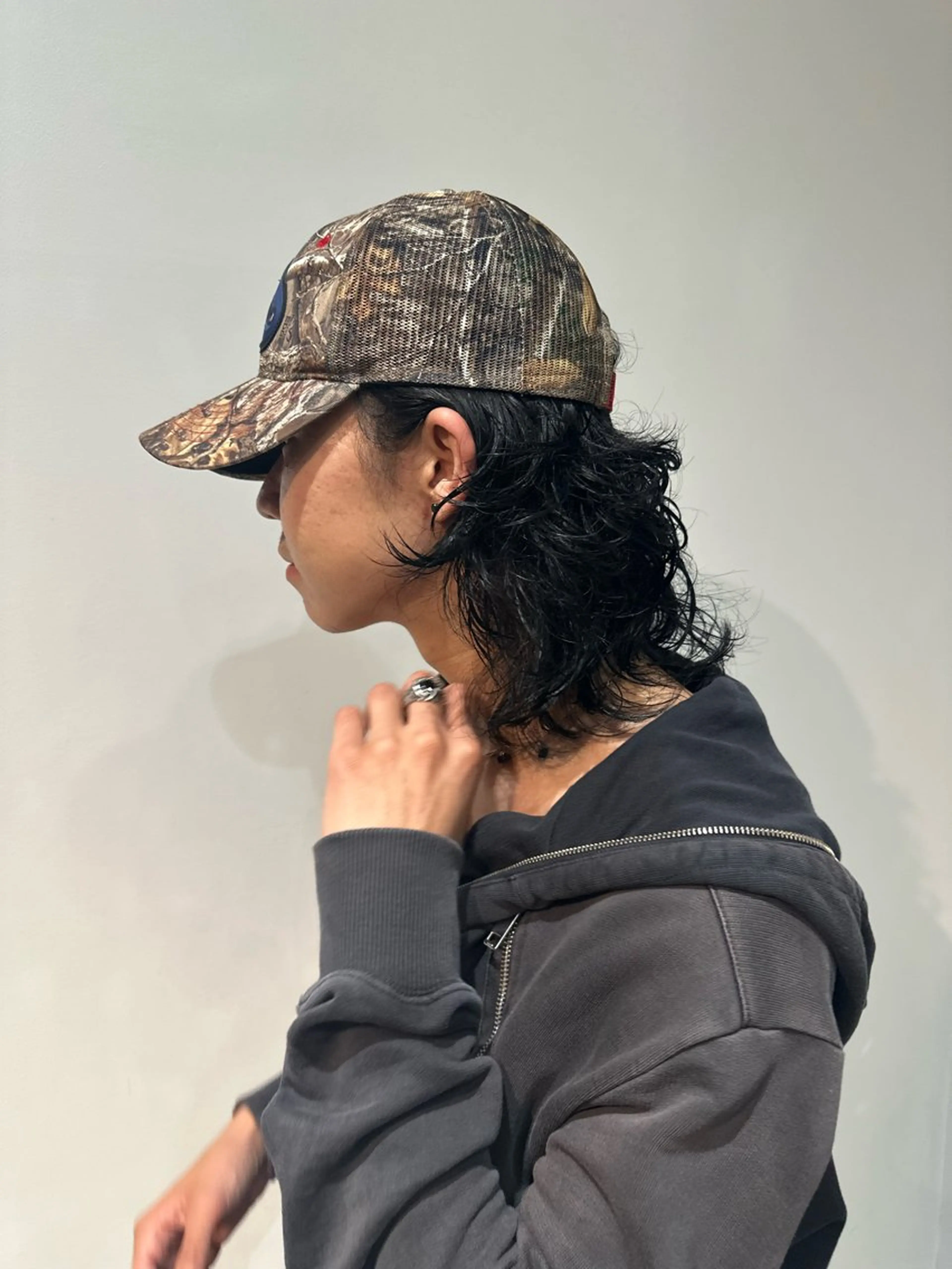 ミディアム パーマ メンズ NERO      HAIR SALON所属・塚本 幸司郎のヘアスタイル