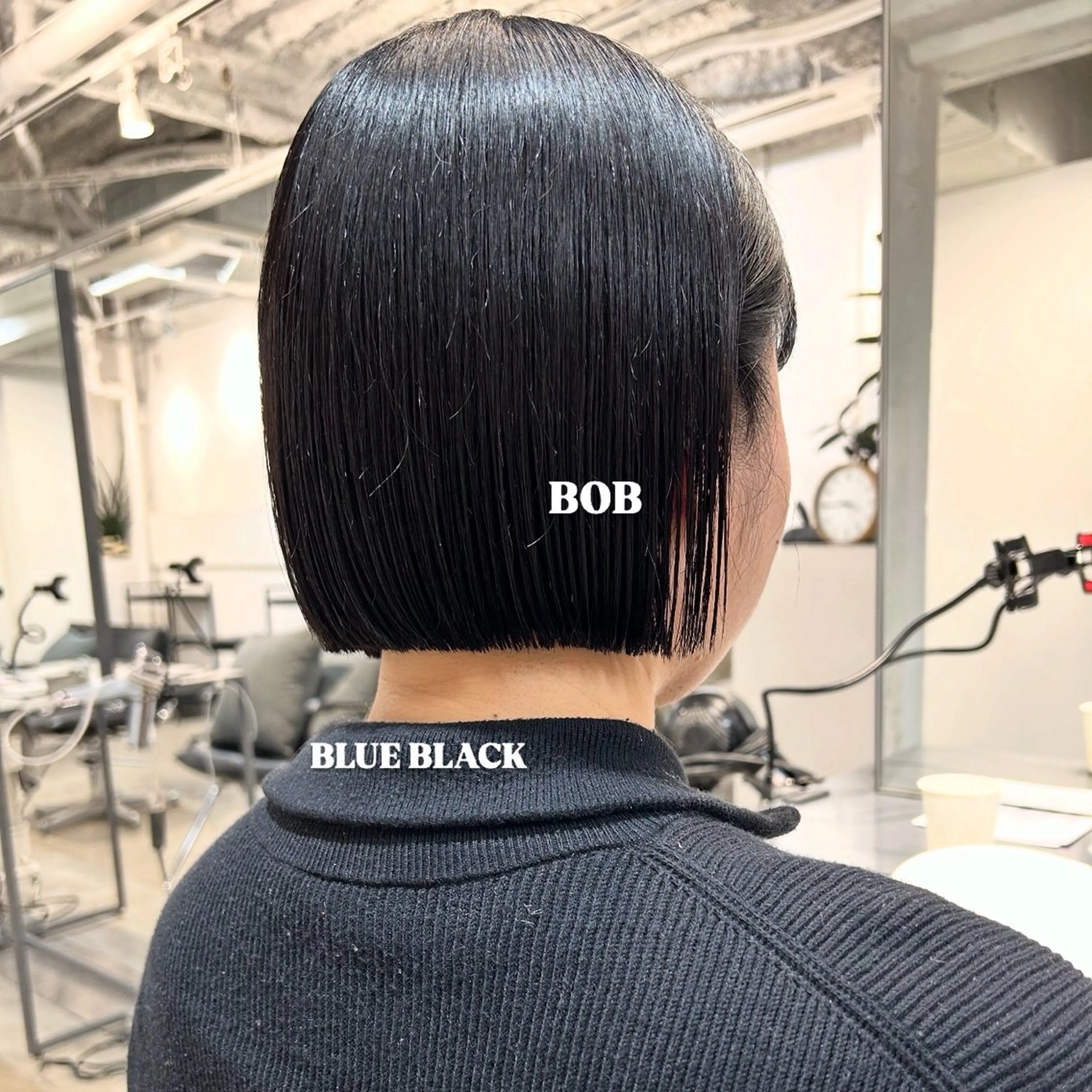 ショート カラー 切りっぱなしBOB 職人💜Anzuのヘアスタイル