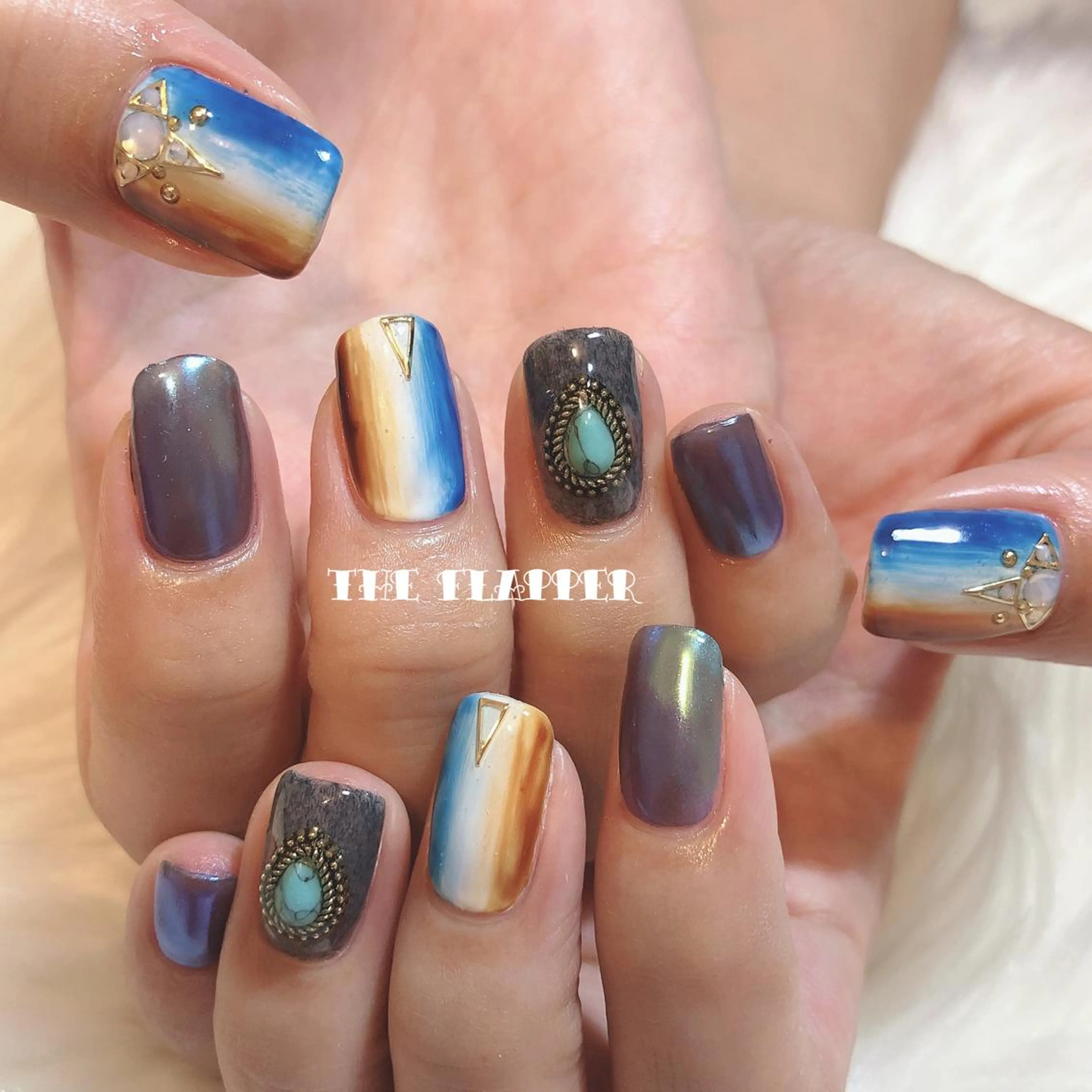 ネイル 持ち込み ハンドネイル フットネイル NailStudio THE FLAPPER所属・THE FLAPPERのネイルデザイン