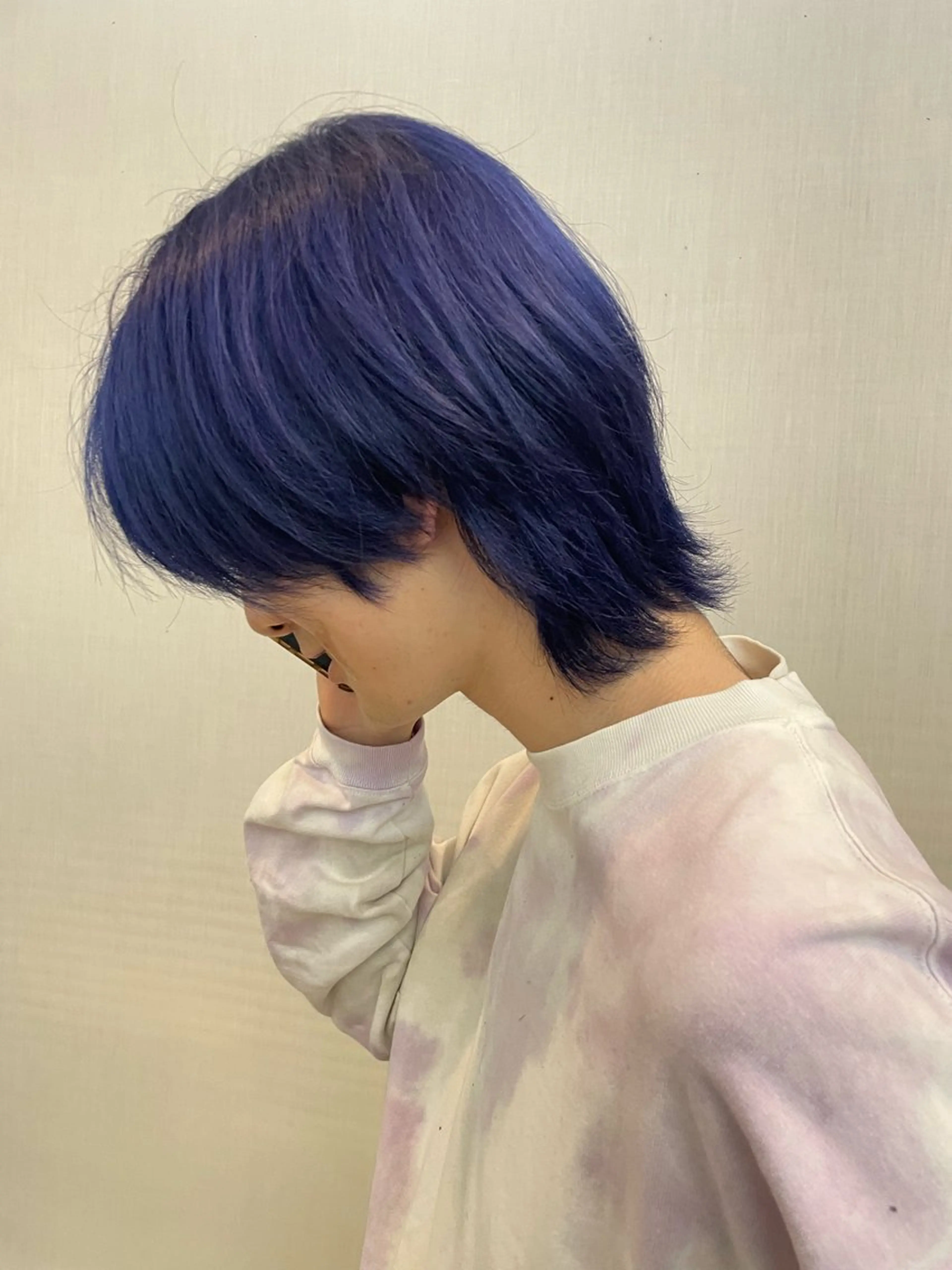 カラー メンズ ダブルカラー モデル様募集🩶 代々木✧︎*。なみのヘアスタイル