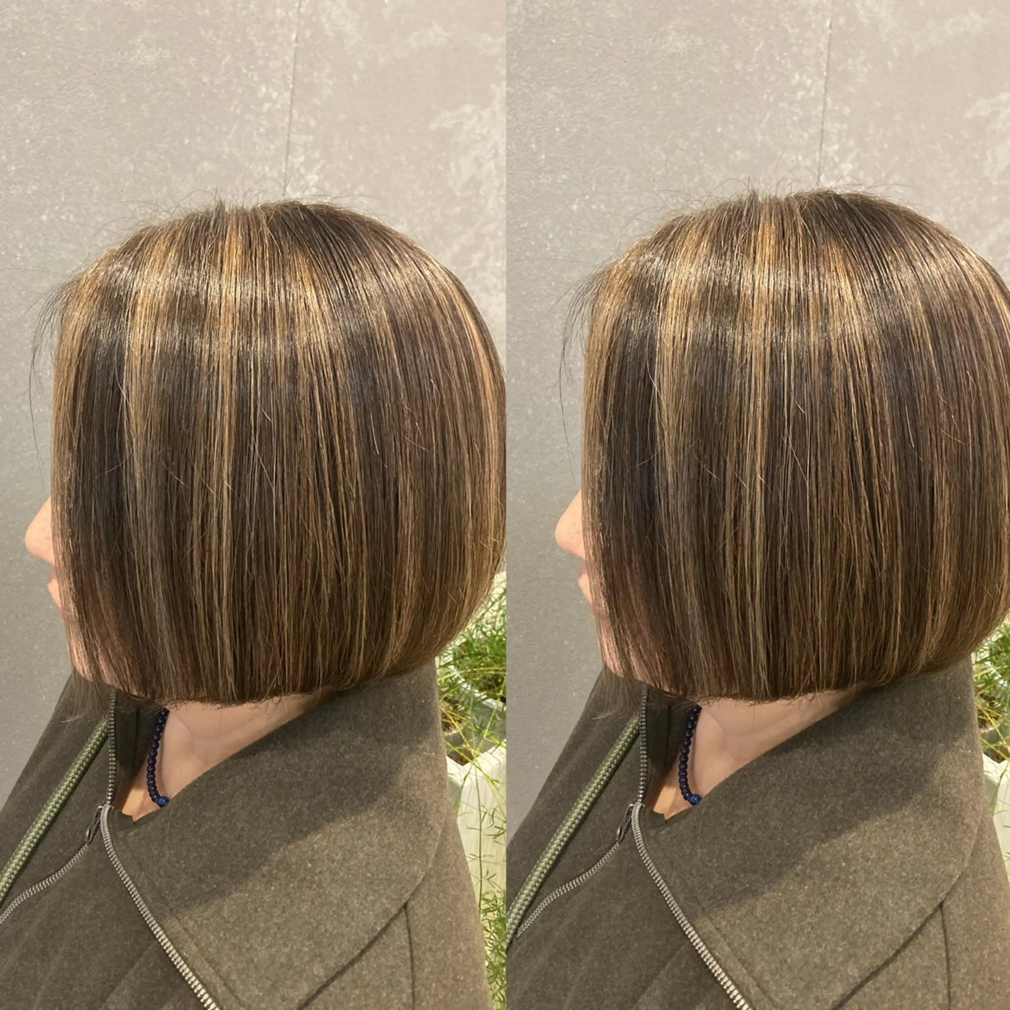 ショート カラー ハイライトカラー ハイライト schon所属・み うのヘアスタイル