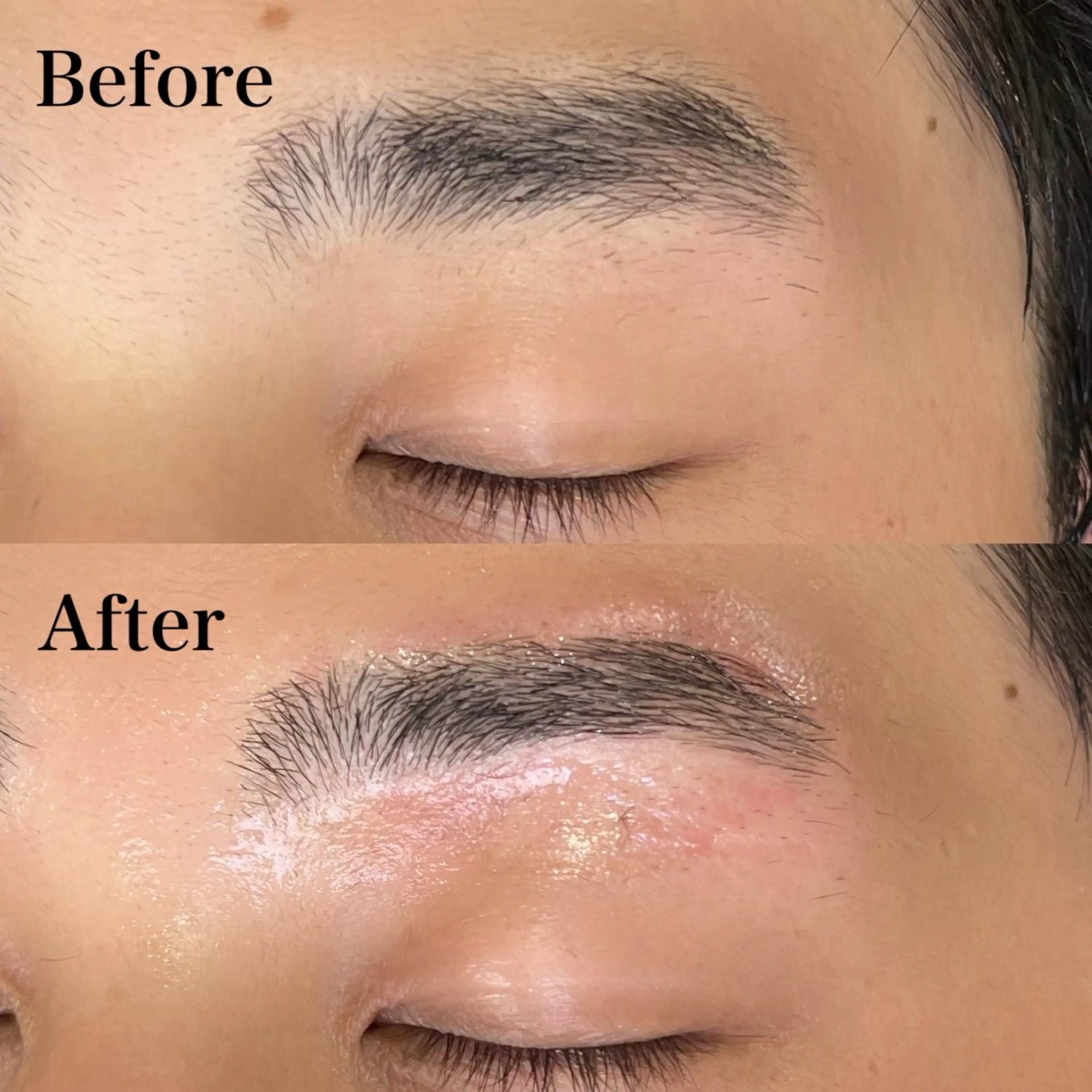 メンズ アイブロウ アイブロウ&マツパ カラーモデルまなみのマツエク・マツパデザイン