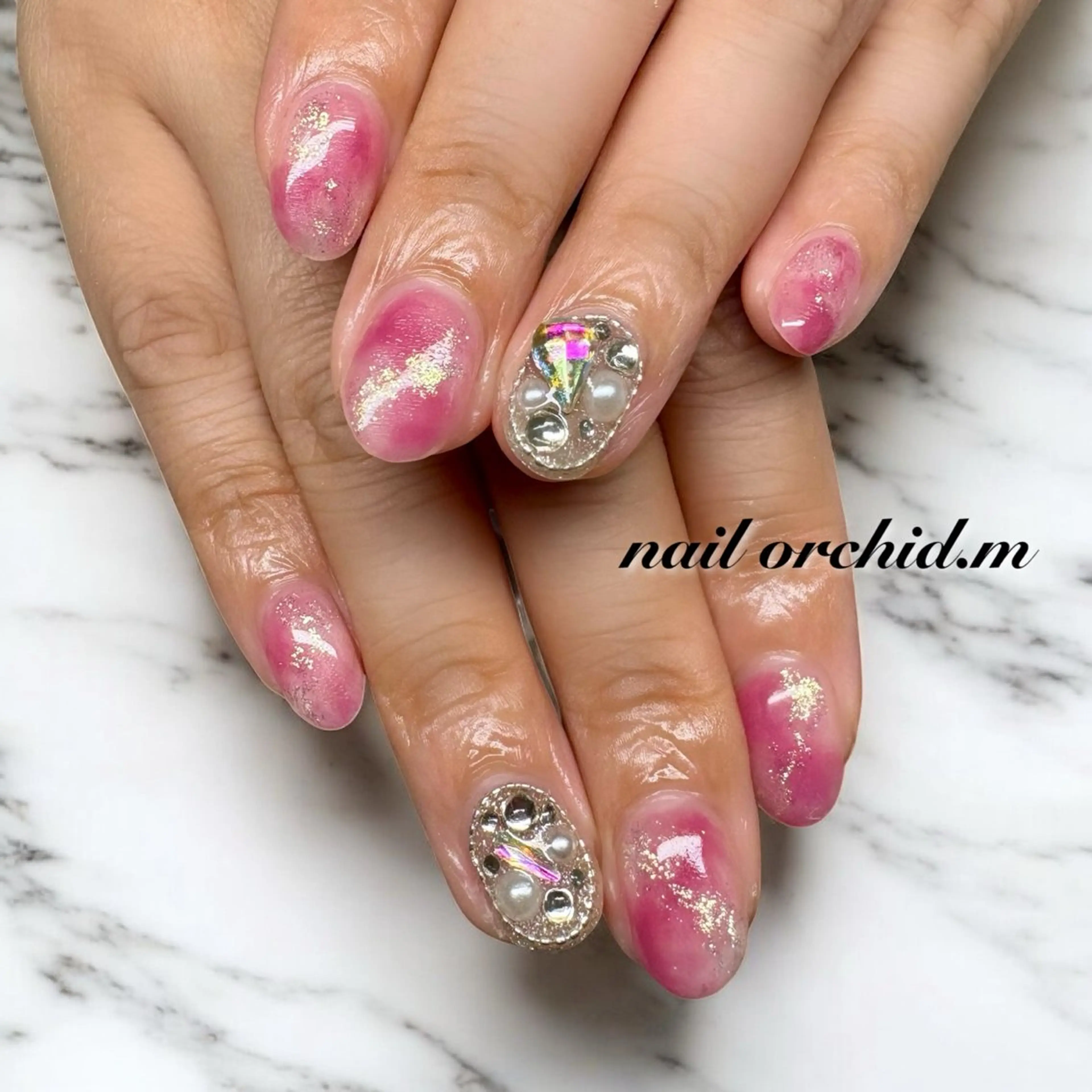 ネイル ハンドネイル orchid mikiのネイルデザイン