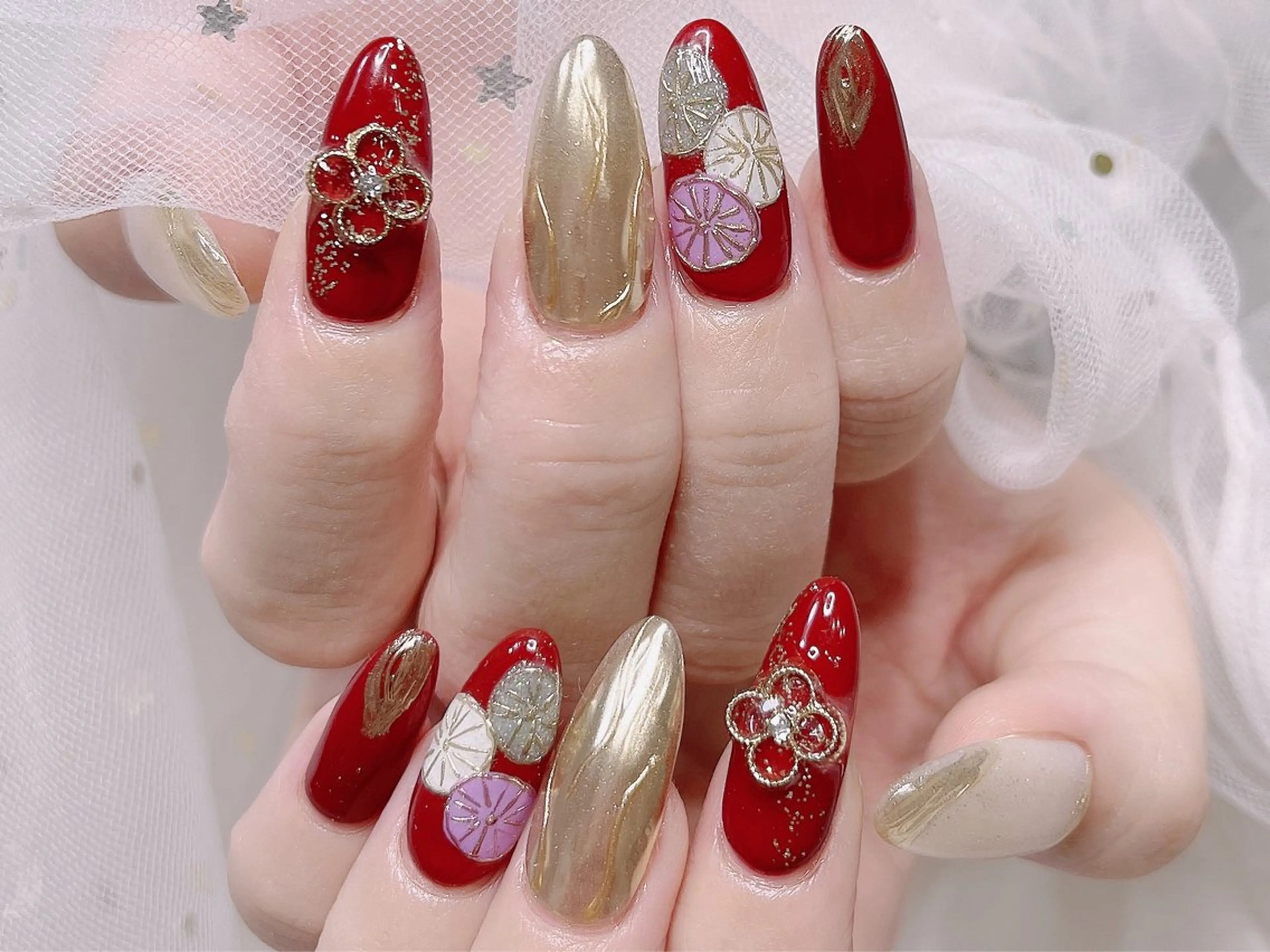 ネイル 成人式 ジョリ kasumi🌹💅のネイルデザイン