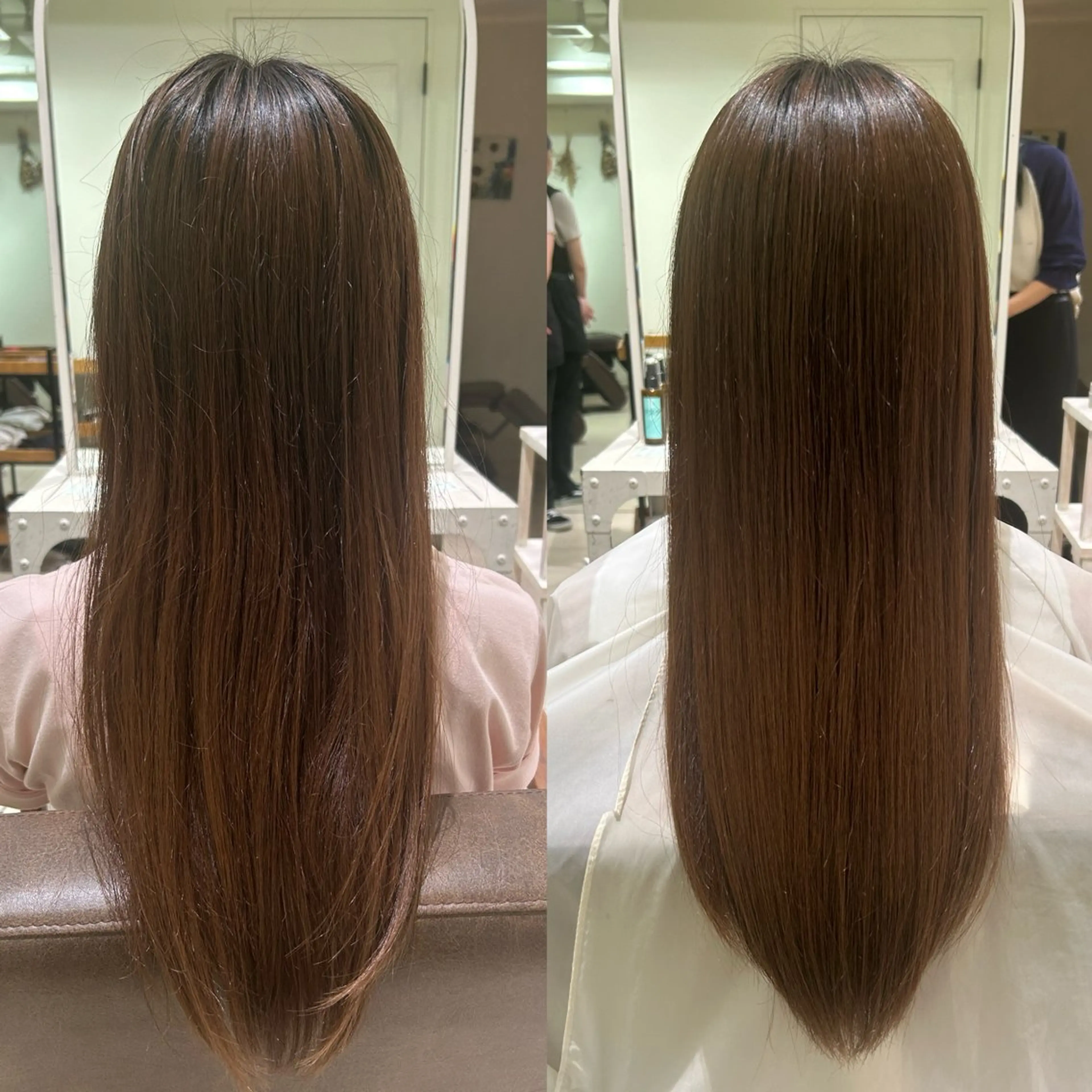 ロング 髪質改善 トリートメント トリートメント momo🍑/顔周り カット/透明感カラーのヘアスタイル