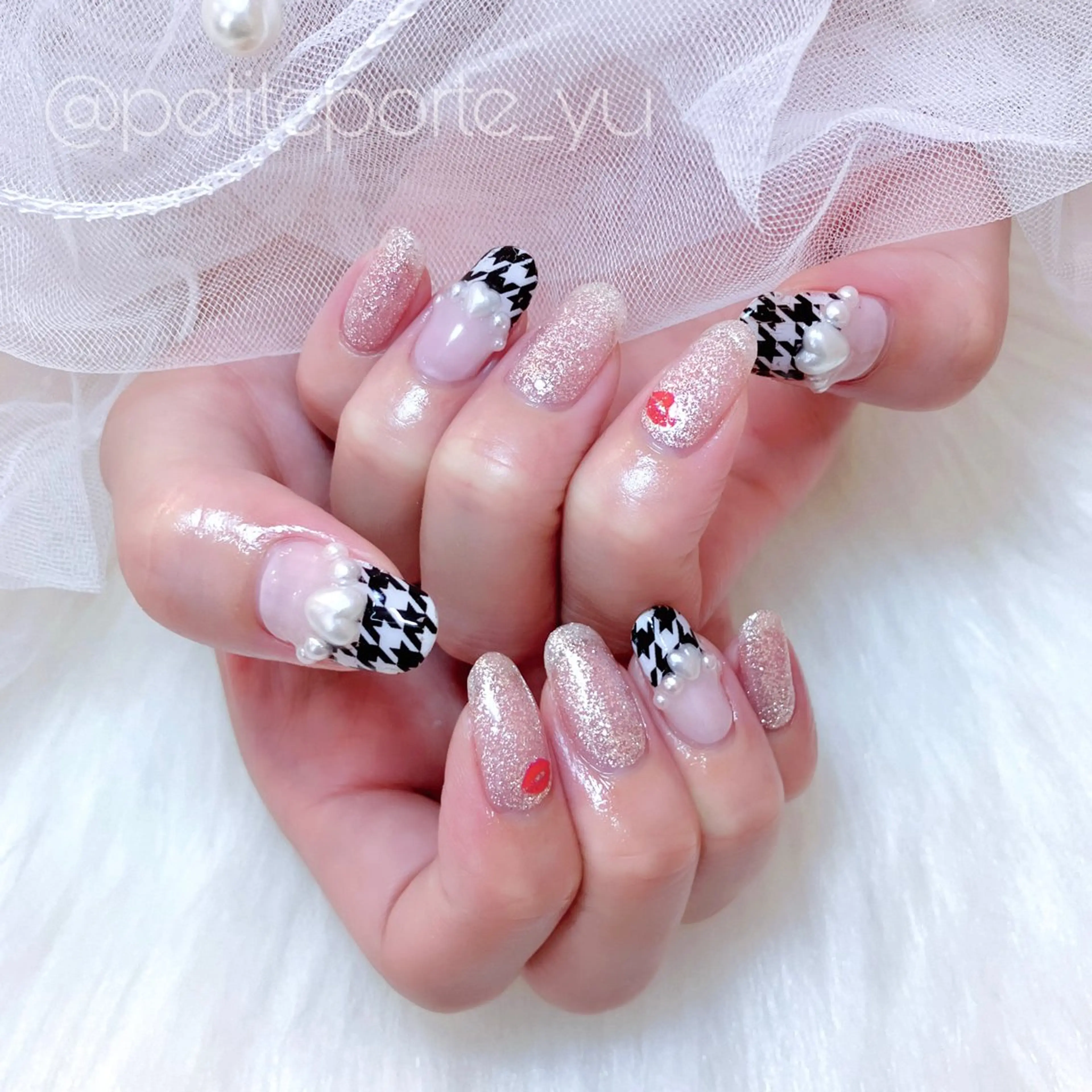 ネイル アートネイル ジェルネイル 持ち込み ソフトジェル ハンドネイル nailsalon petite porte所属・petite porteのネイルデザイン