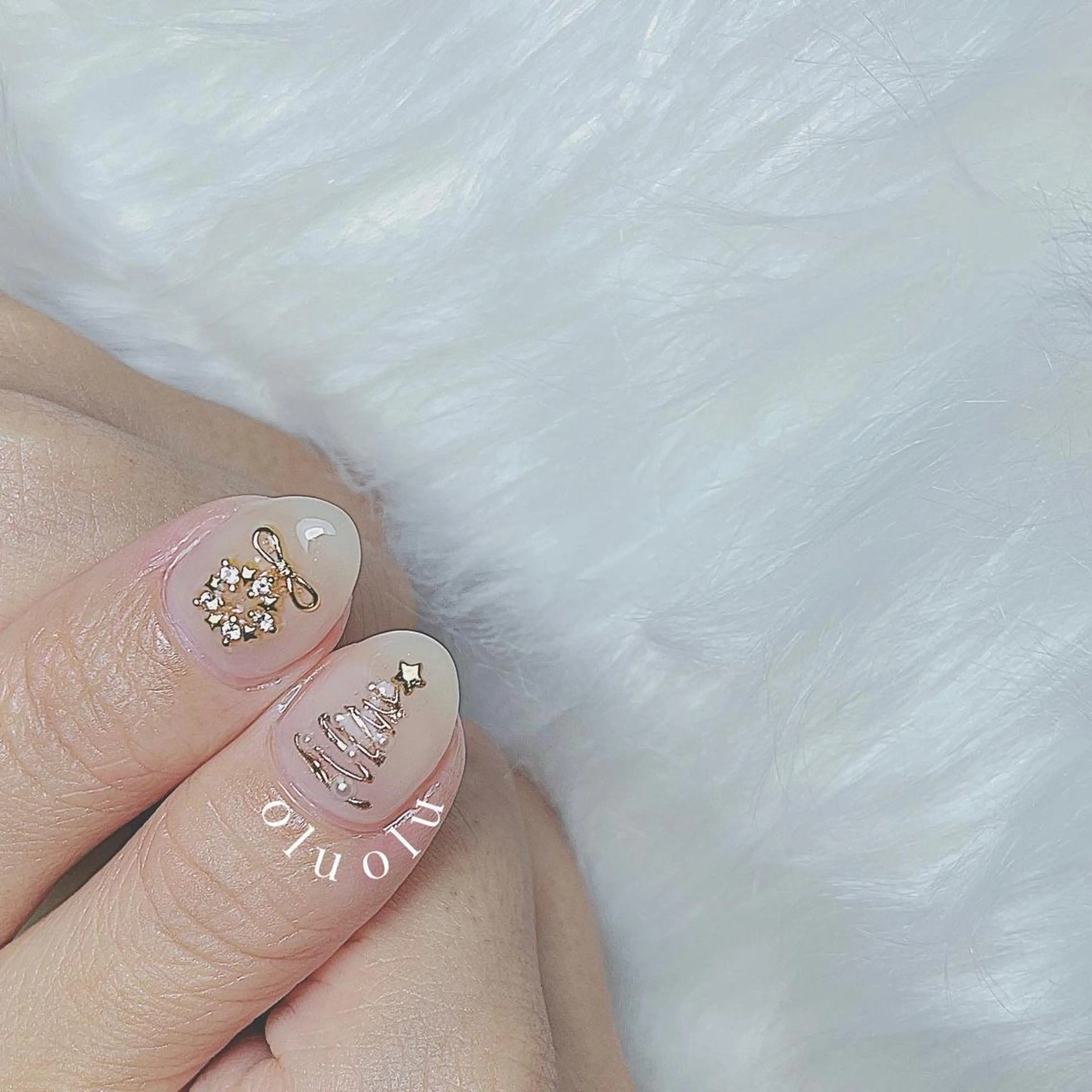 ネイル アートネイル フットネイル ジェルネイル キラキラネイル ニュアンスネイル ハンドネイル 大村 紬華のネイルデザイン