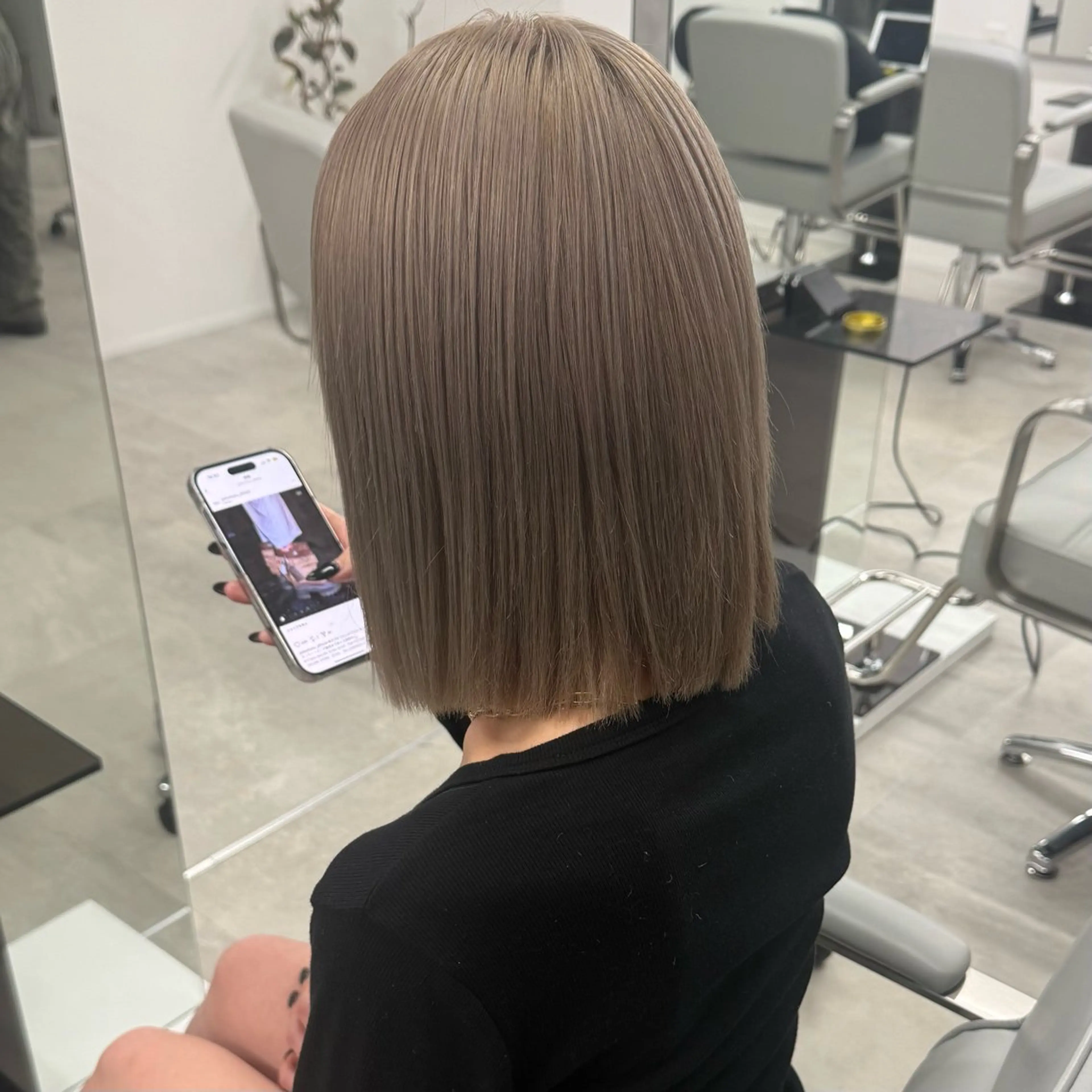 ミディアム カラー ヘアカラー 中明度カラー/ カラーモデル/noaのヘアスタイル