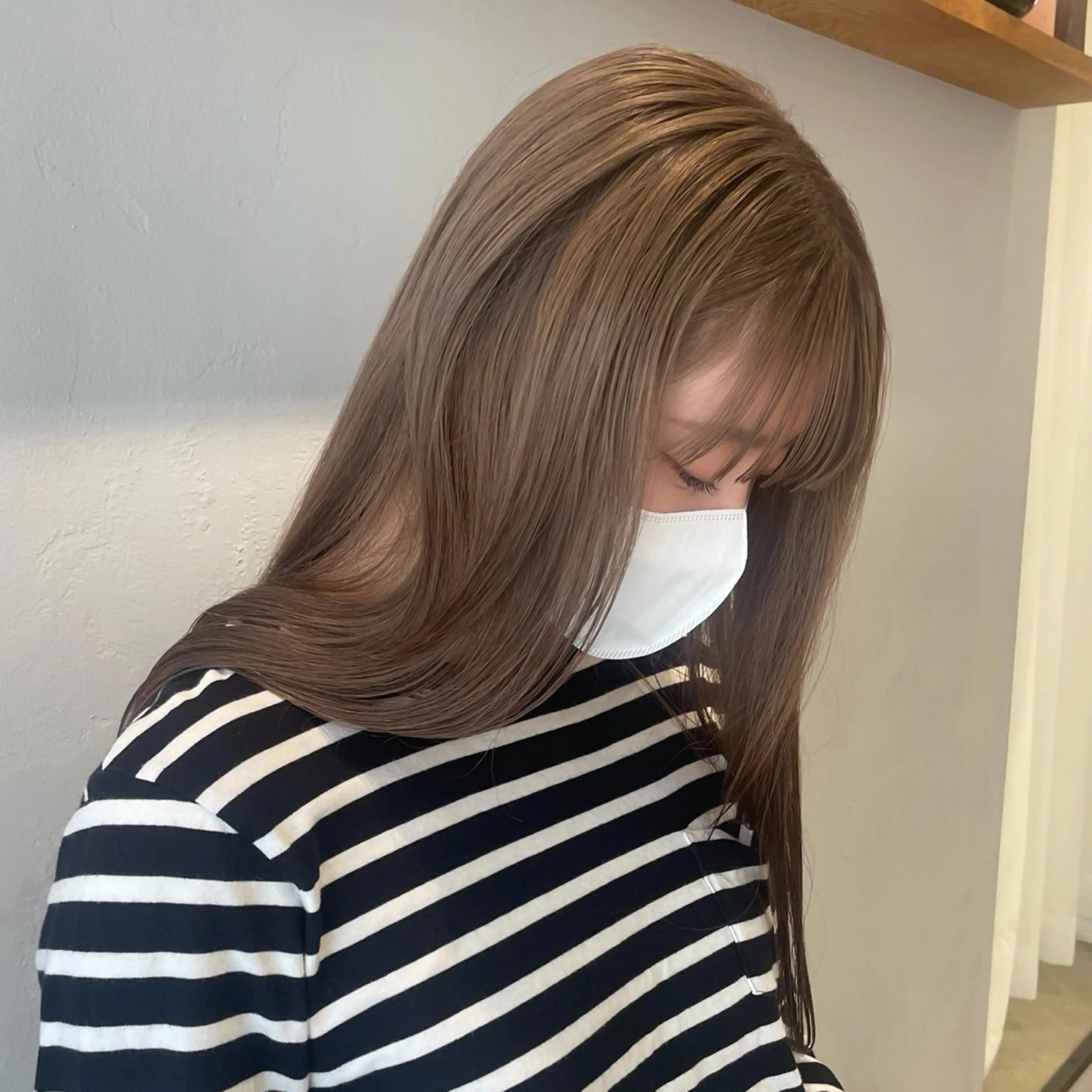 ロング カラー 艶カラー×似合わせ カットshihomiのヘアスタイル